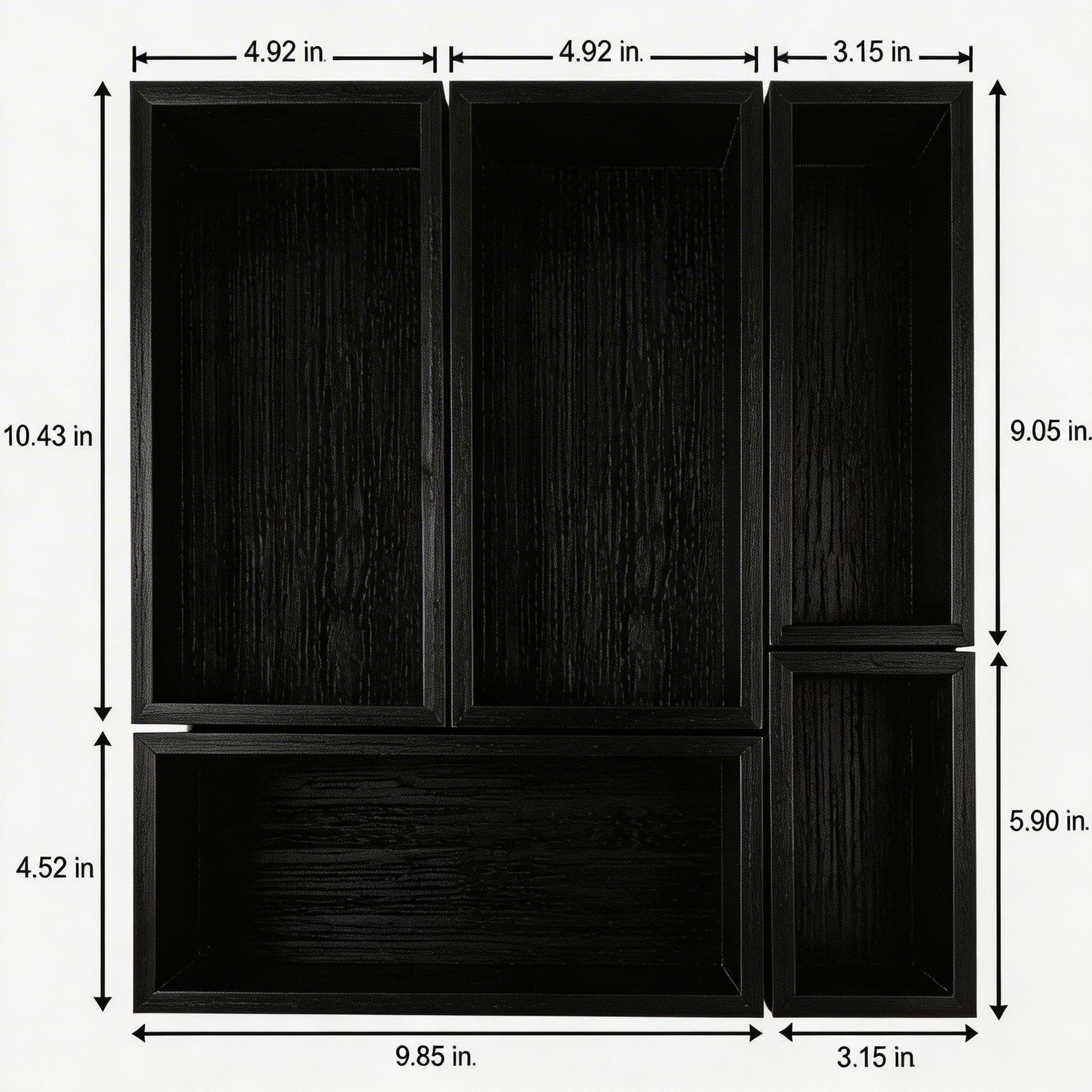 bamboo drawer organizer Set