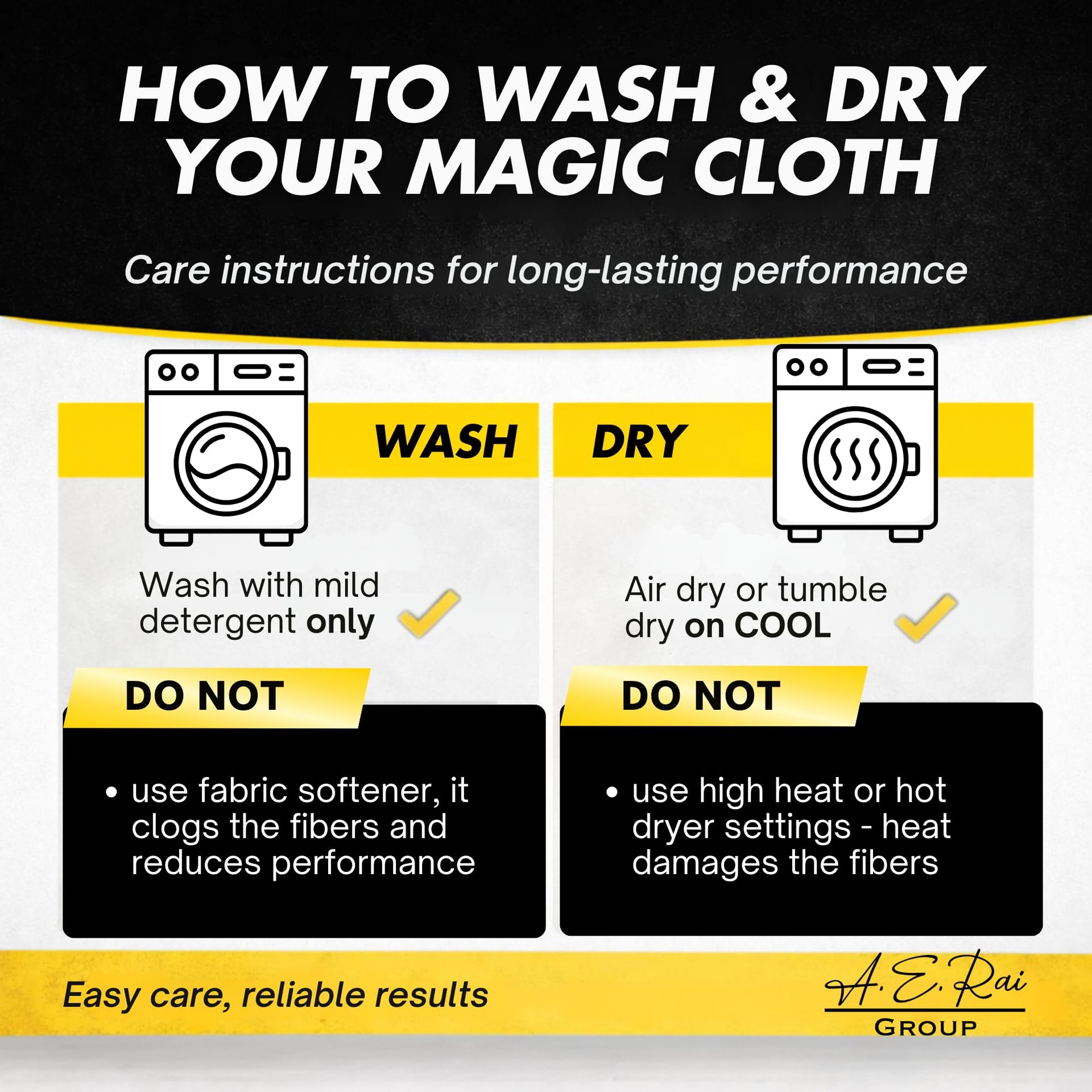 Microfiber Magic Streak Free Cleaning Cloth 10 Pack Clean Any Surface with Just Water Eco Friendly Perfect for Window (10 Count)