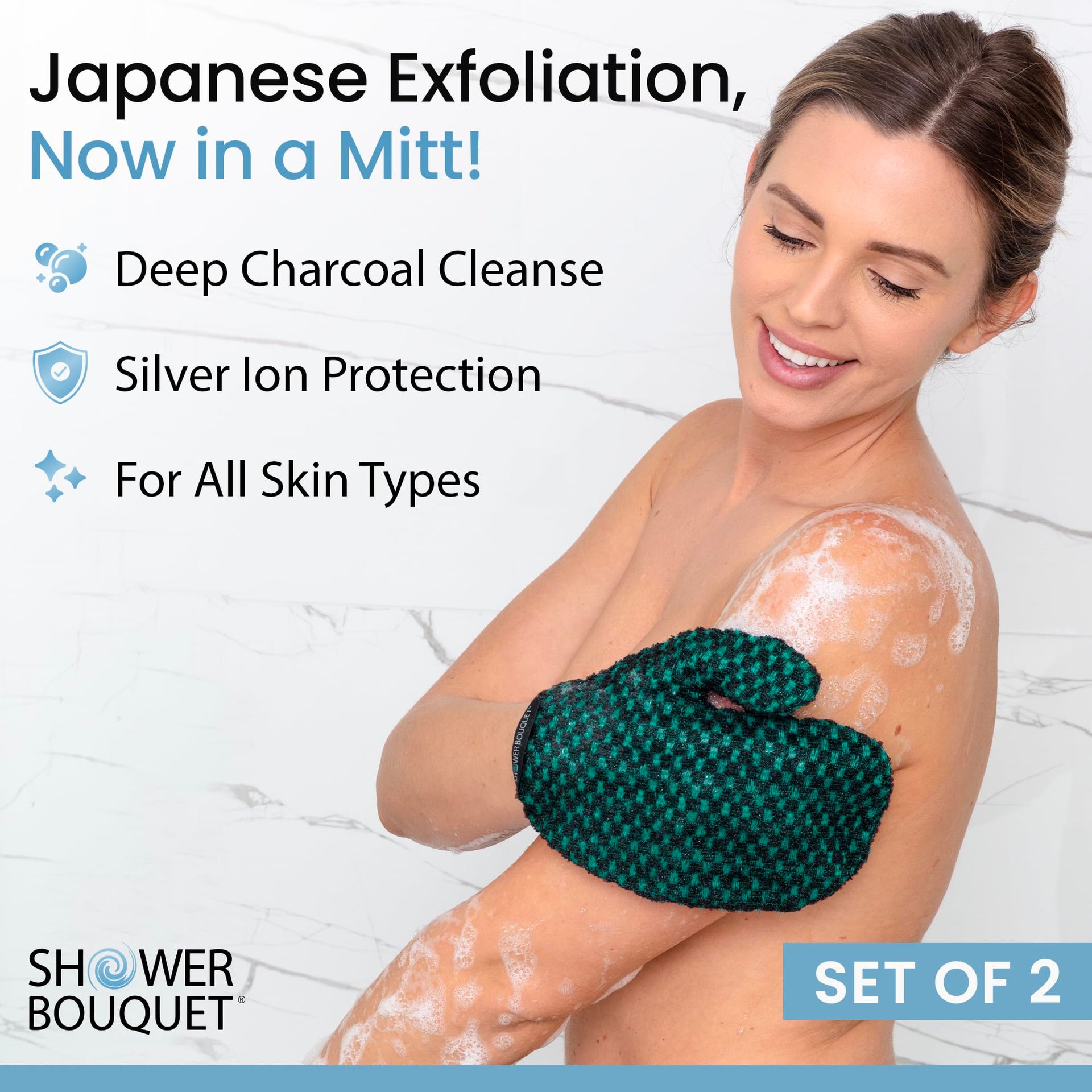 Japanese Exfoliating Mitt 2 (2 Count)