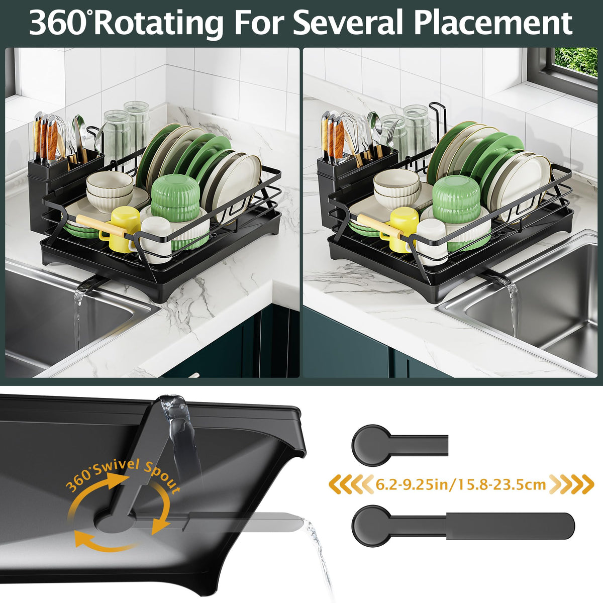 Dish Drying Rack for Kitchen Counter