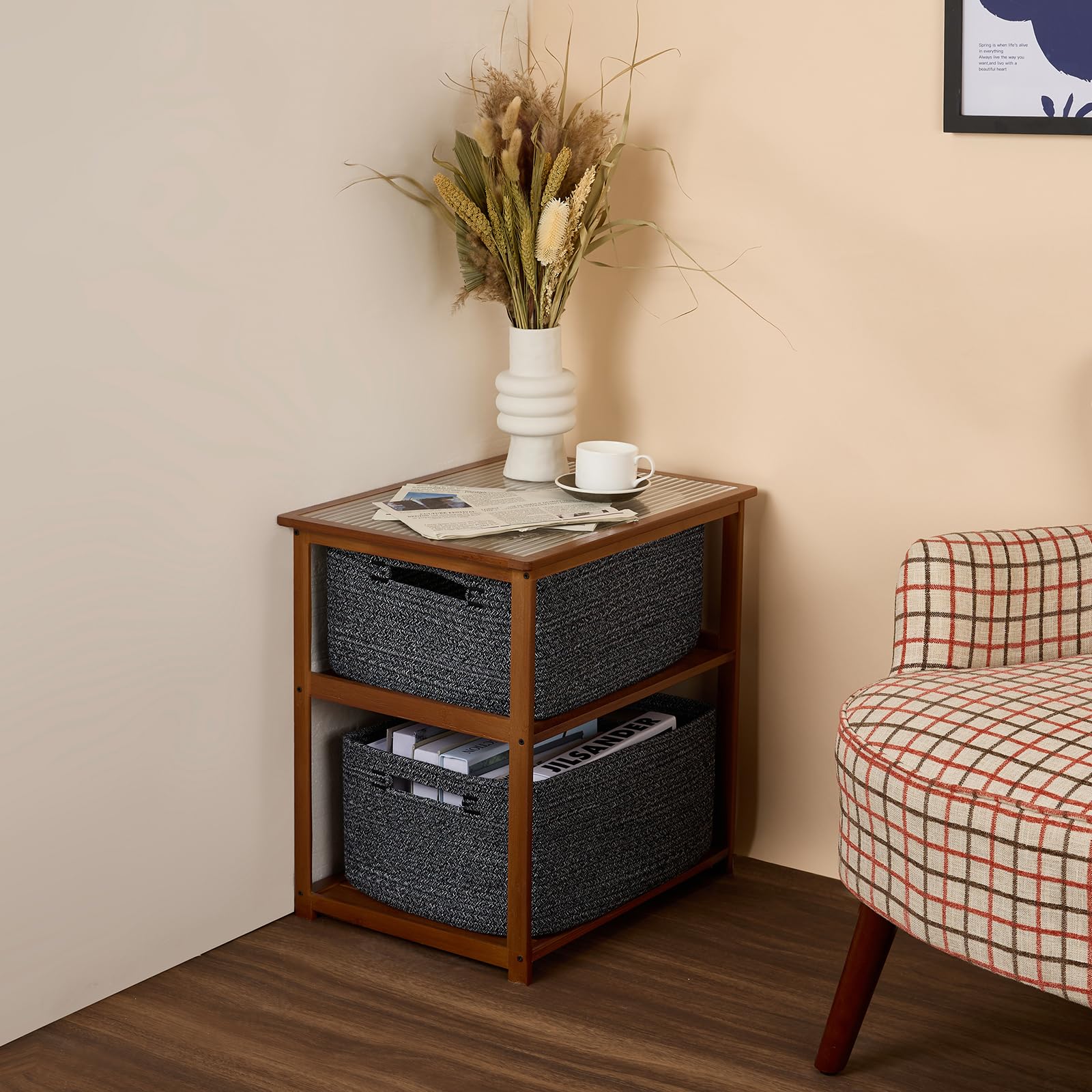 Large Storage Baskets for Organizing (4 Count)