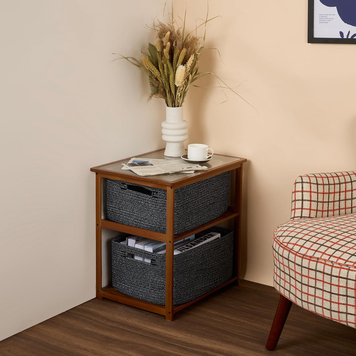 Large Storage Baskets for Organizing (4 Count)