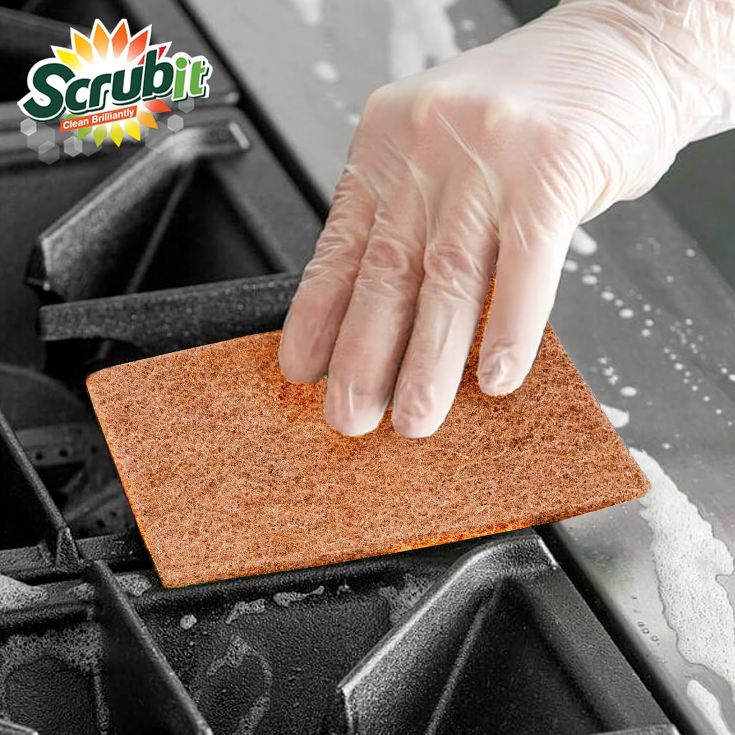50 Pack Natural Scouring Pads (8 Ounce)