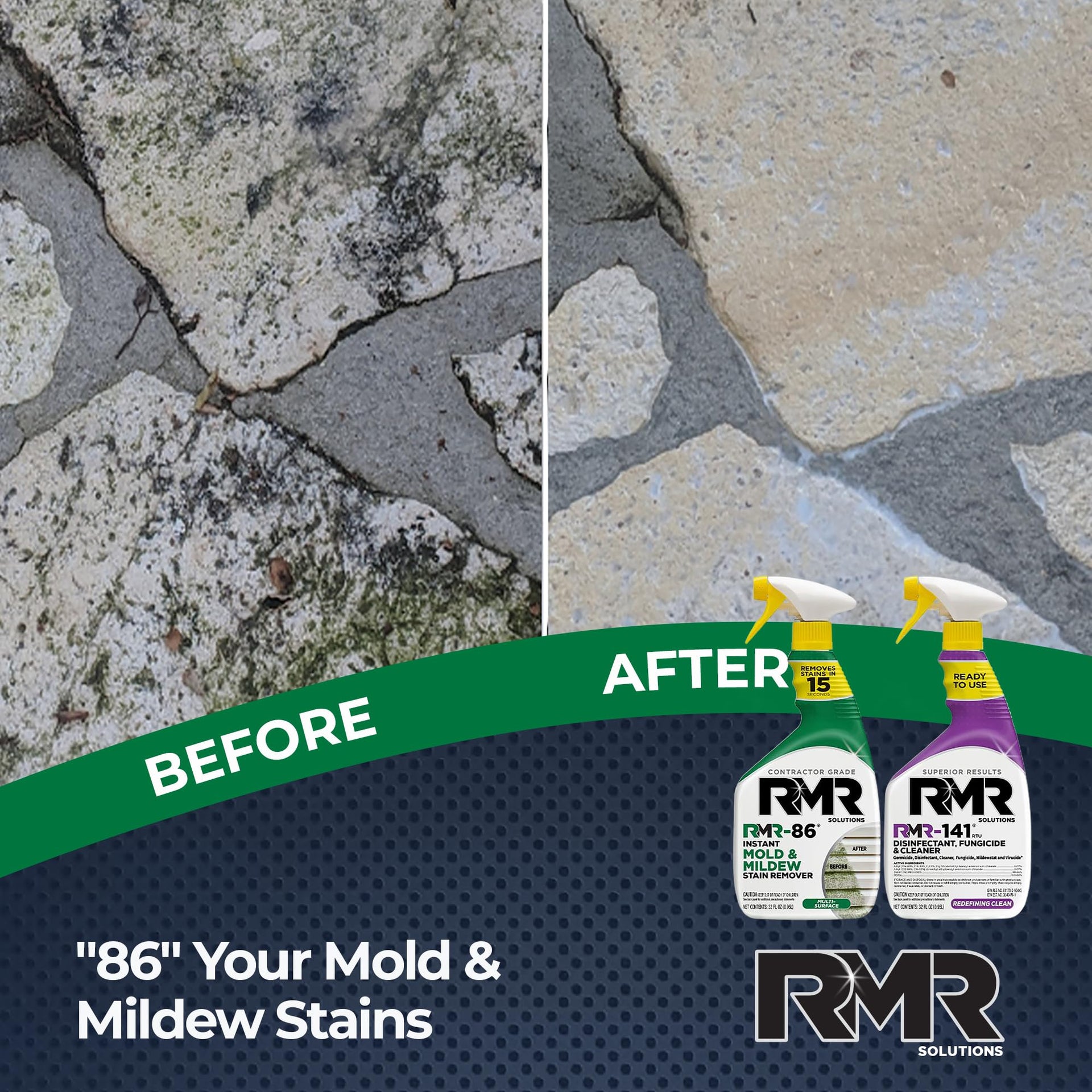 DIY Mold & Stain Remover Bundle (64 Fl Oz)
