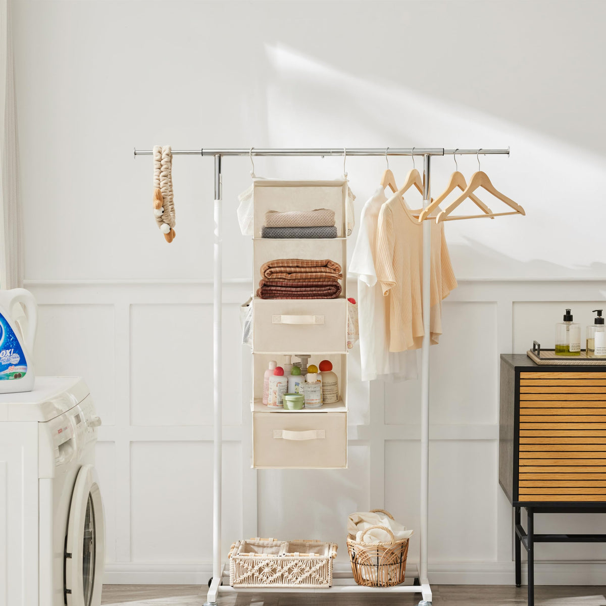 5 Tier Shelf Hanging Closet Organizer