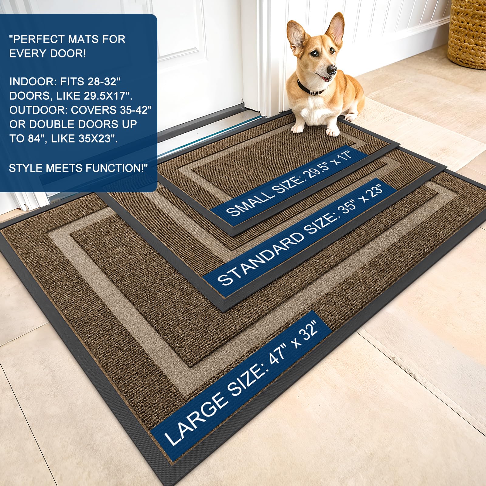 Front Door Mat 23.5x15.5