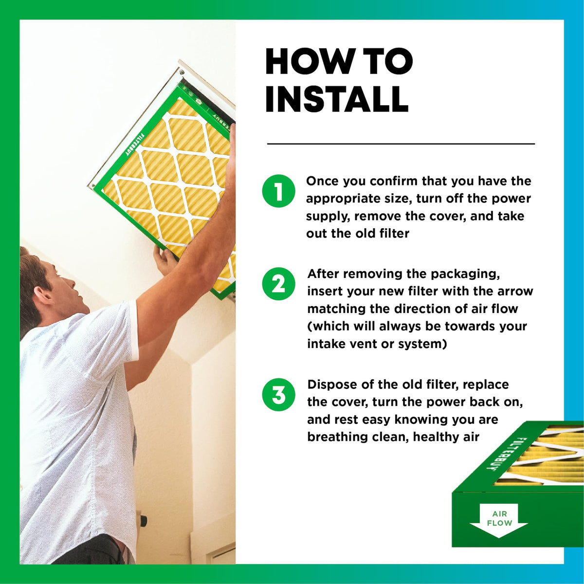 18x20x4 Air Filter MERV 11 Pet & Allergy Defense (4 Count)
