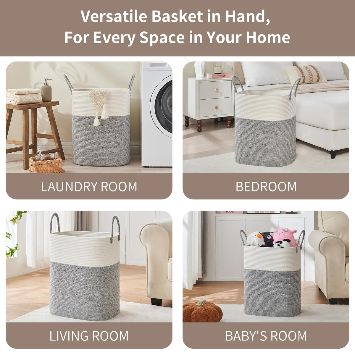 Laundry Basket with Handles