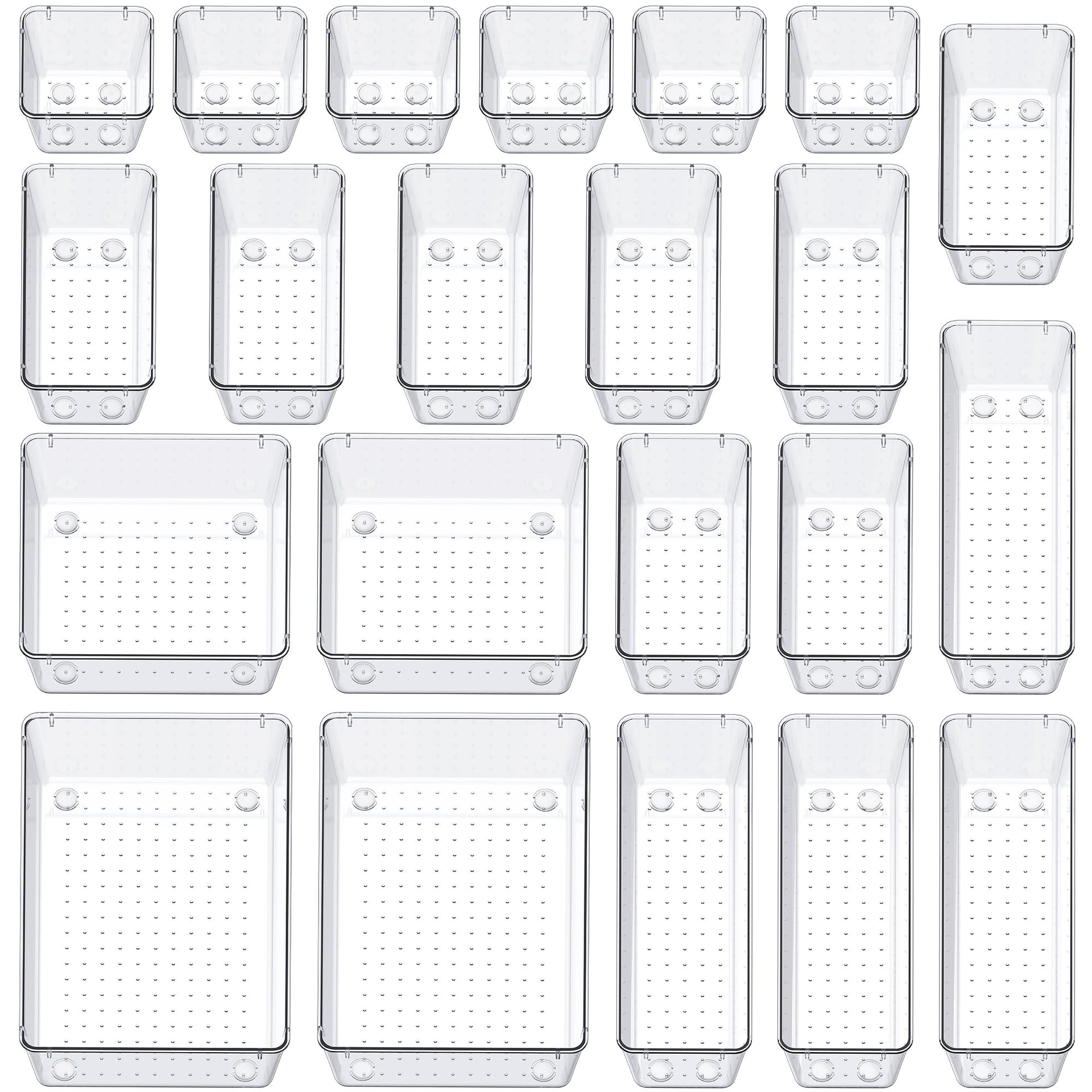 22 Piece Drawer Organizer with Non (22 Count)