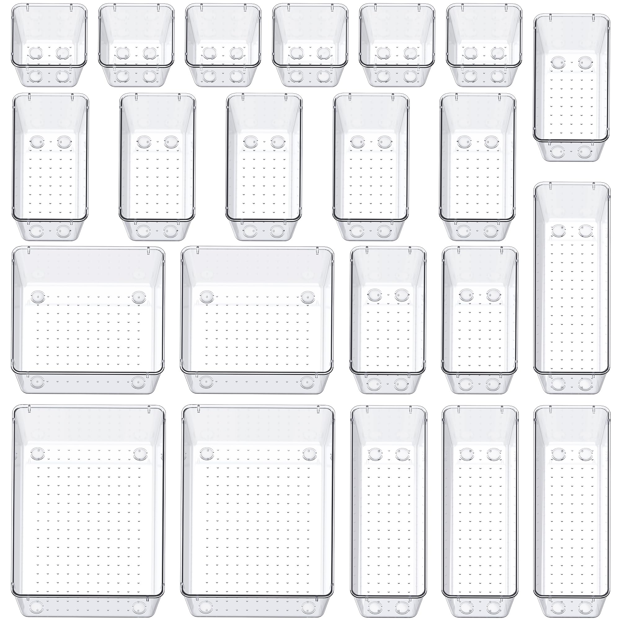 22 Piece Drawer Organizer with Non (22 Count)