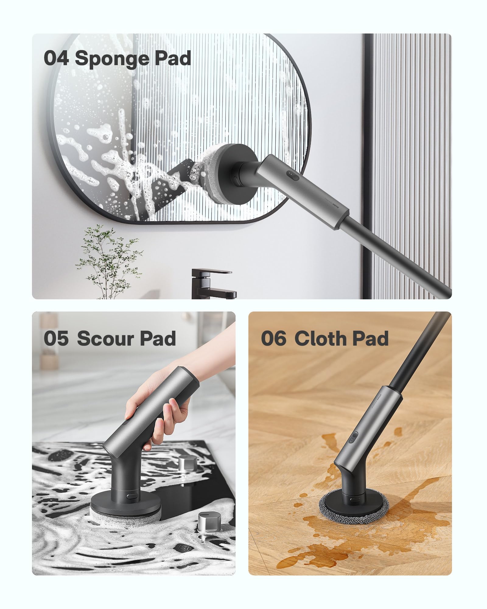 Cordless Electric Spin Scrubber