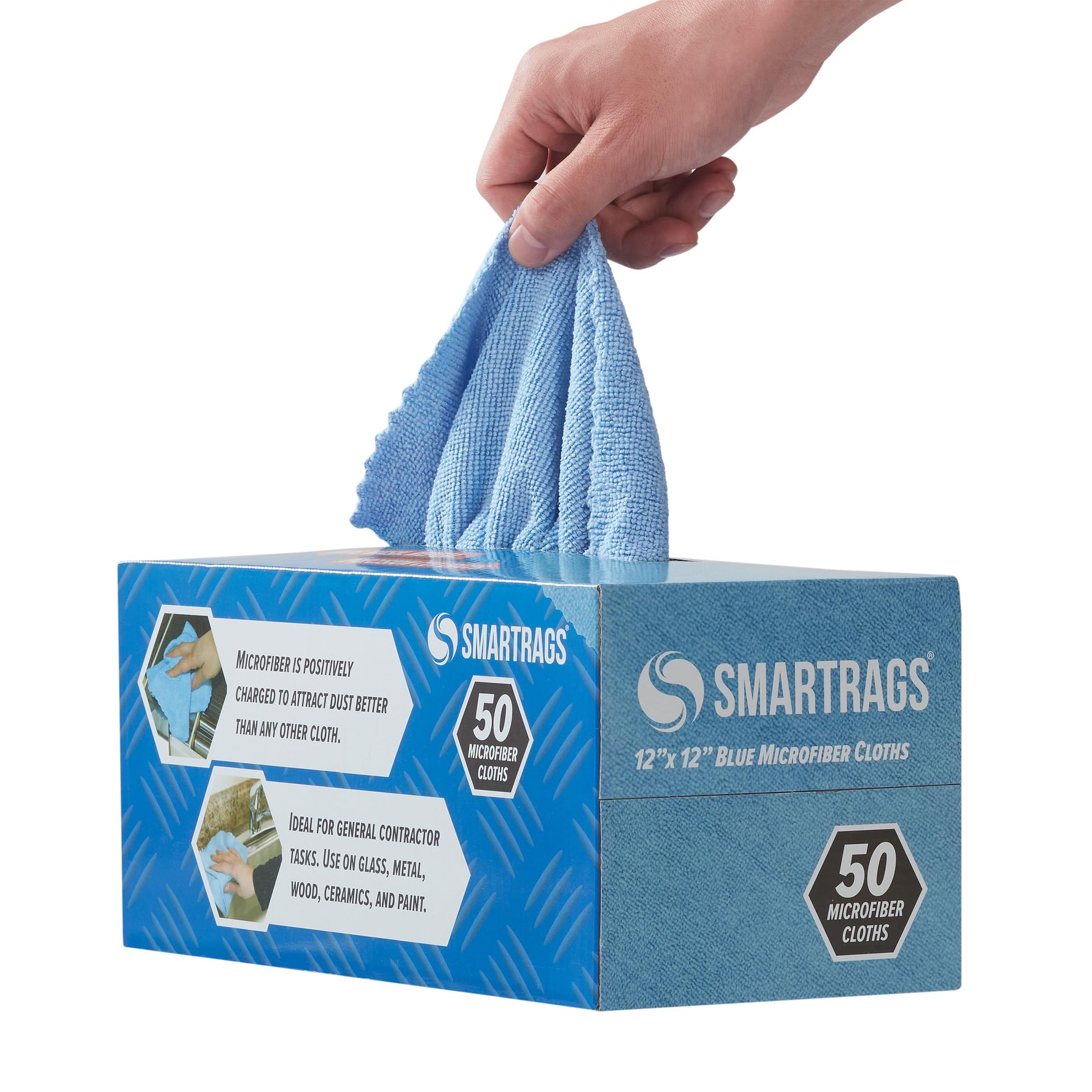 Arkwright Smart Rags Microfiber Cleaning Cloths Bulk (400 Count)