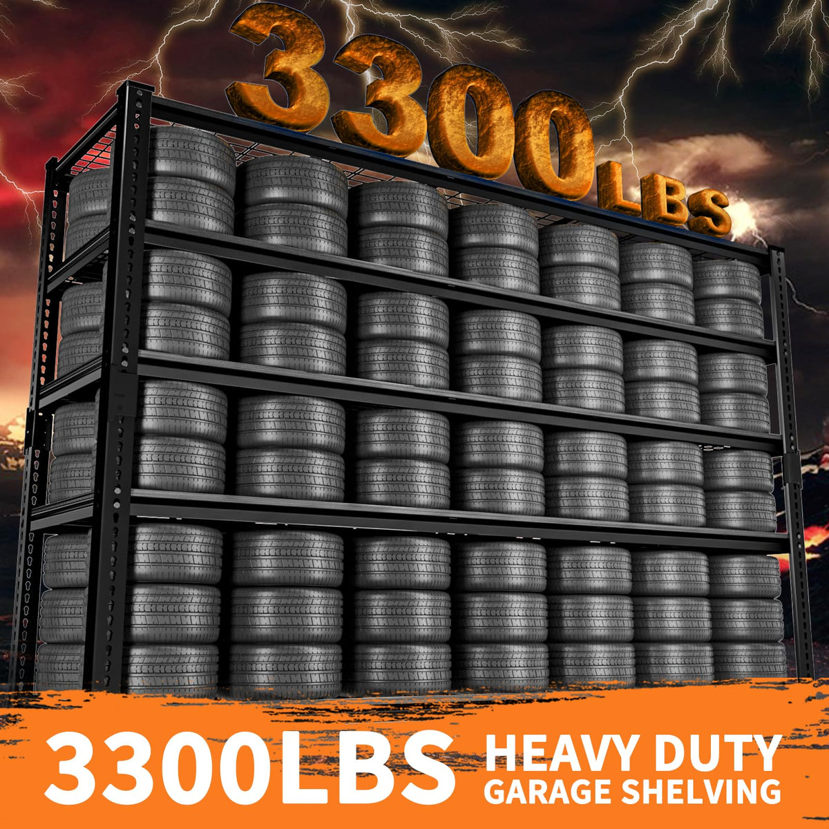 Storage Shelves Heavy Duty (2 Count)