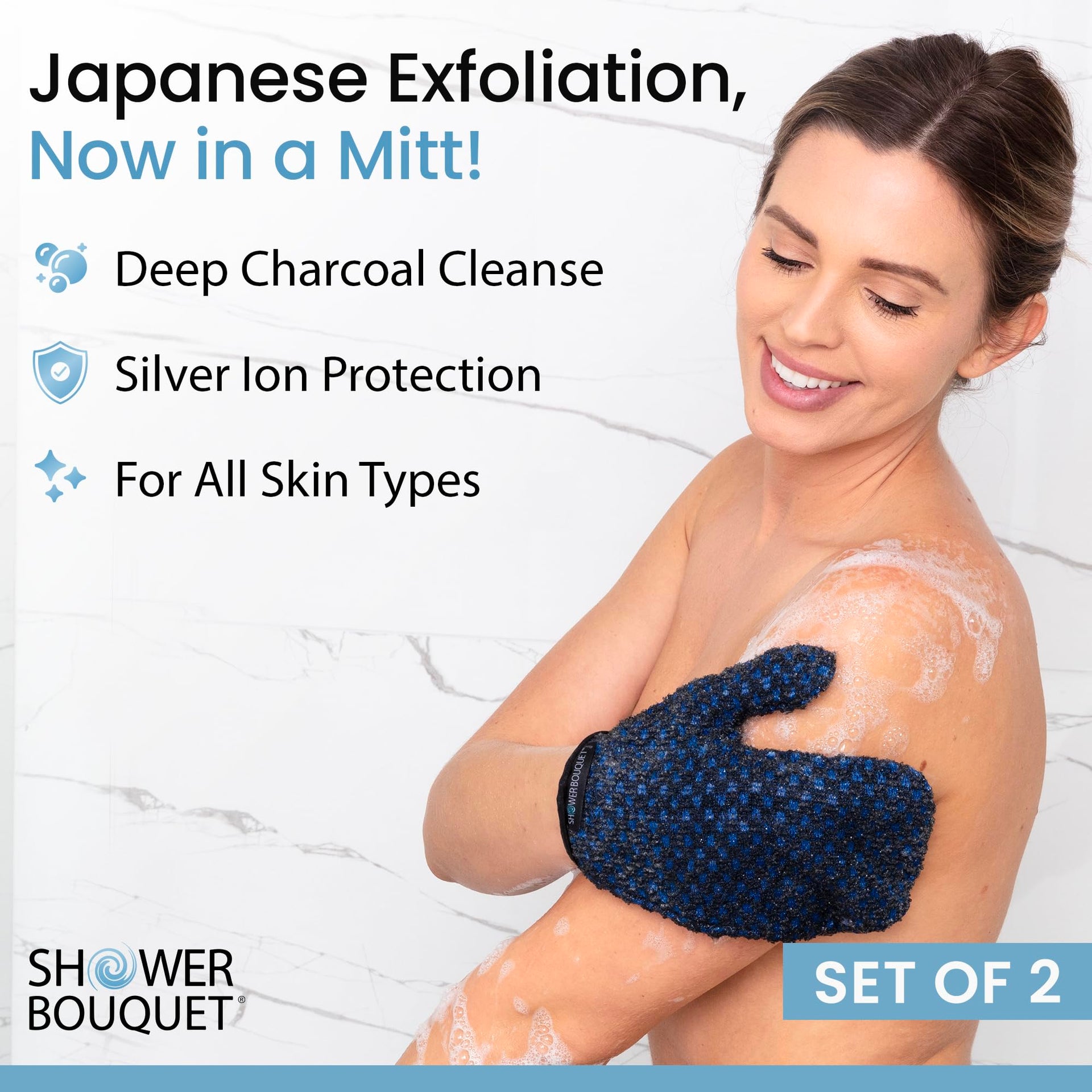 Japanese Exfoliating Mitt 2 (2 Count)