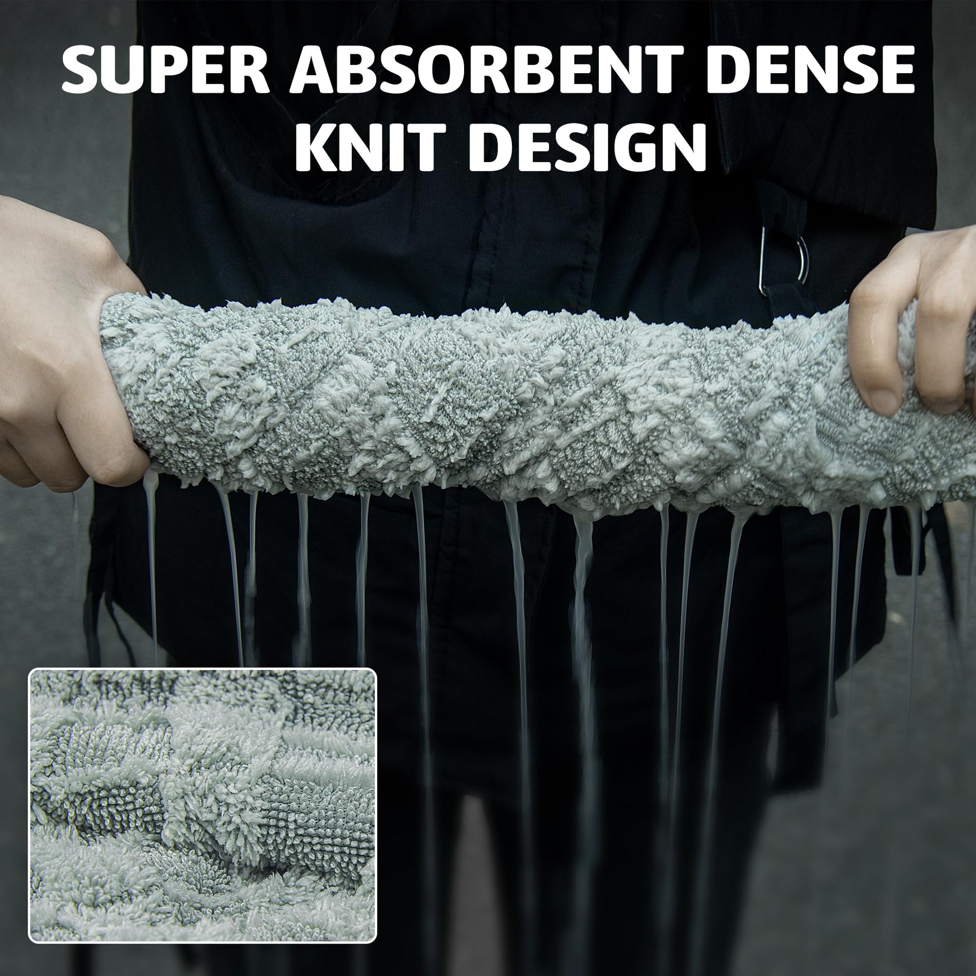 1000GSM Car Drying Towel 18"x24"