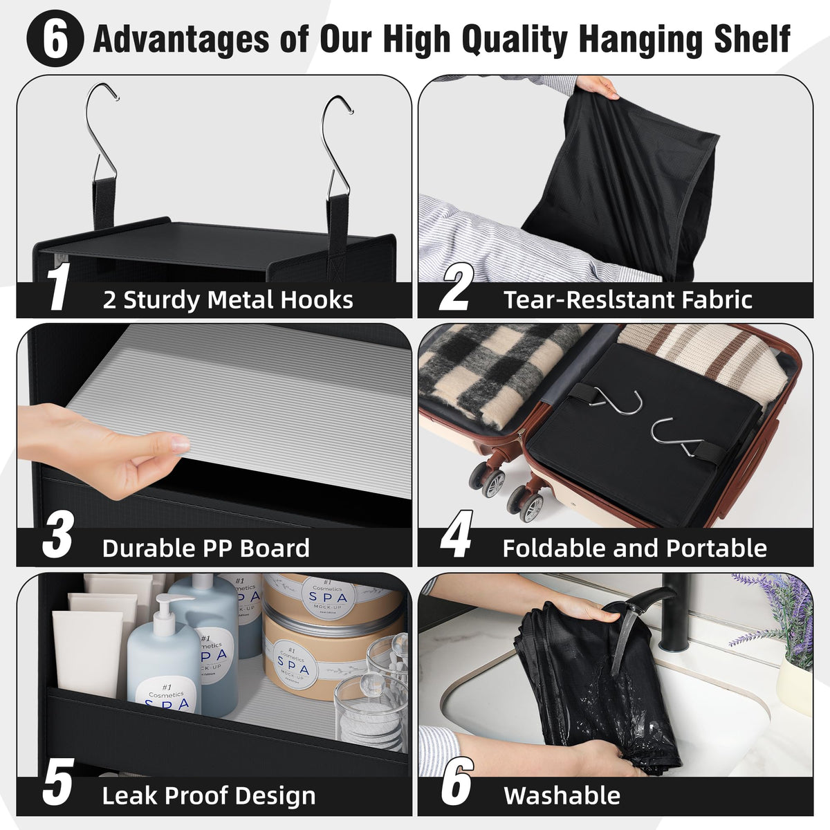 4 Shelf Hanging Organizer