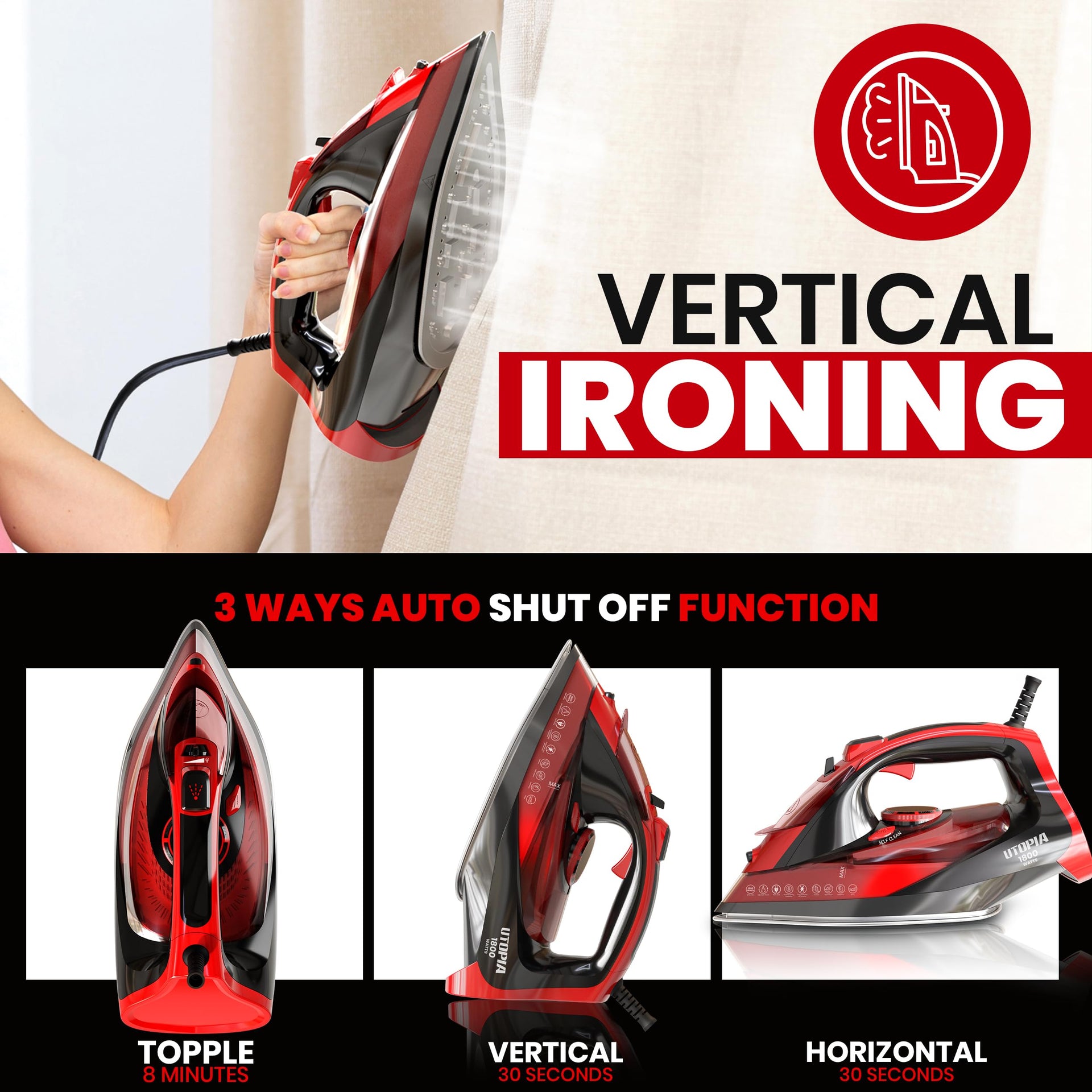 Steam Iron 1800W Non