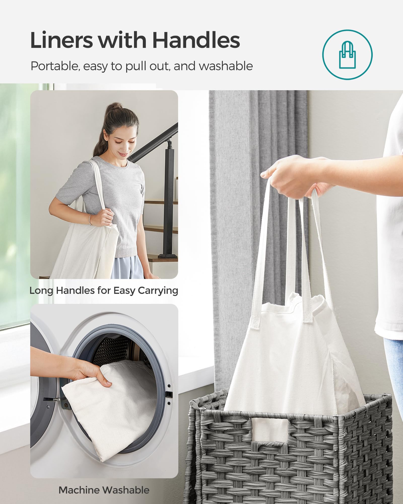 Laundry Hamper with Lid