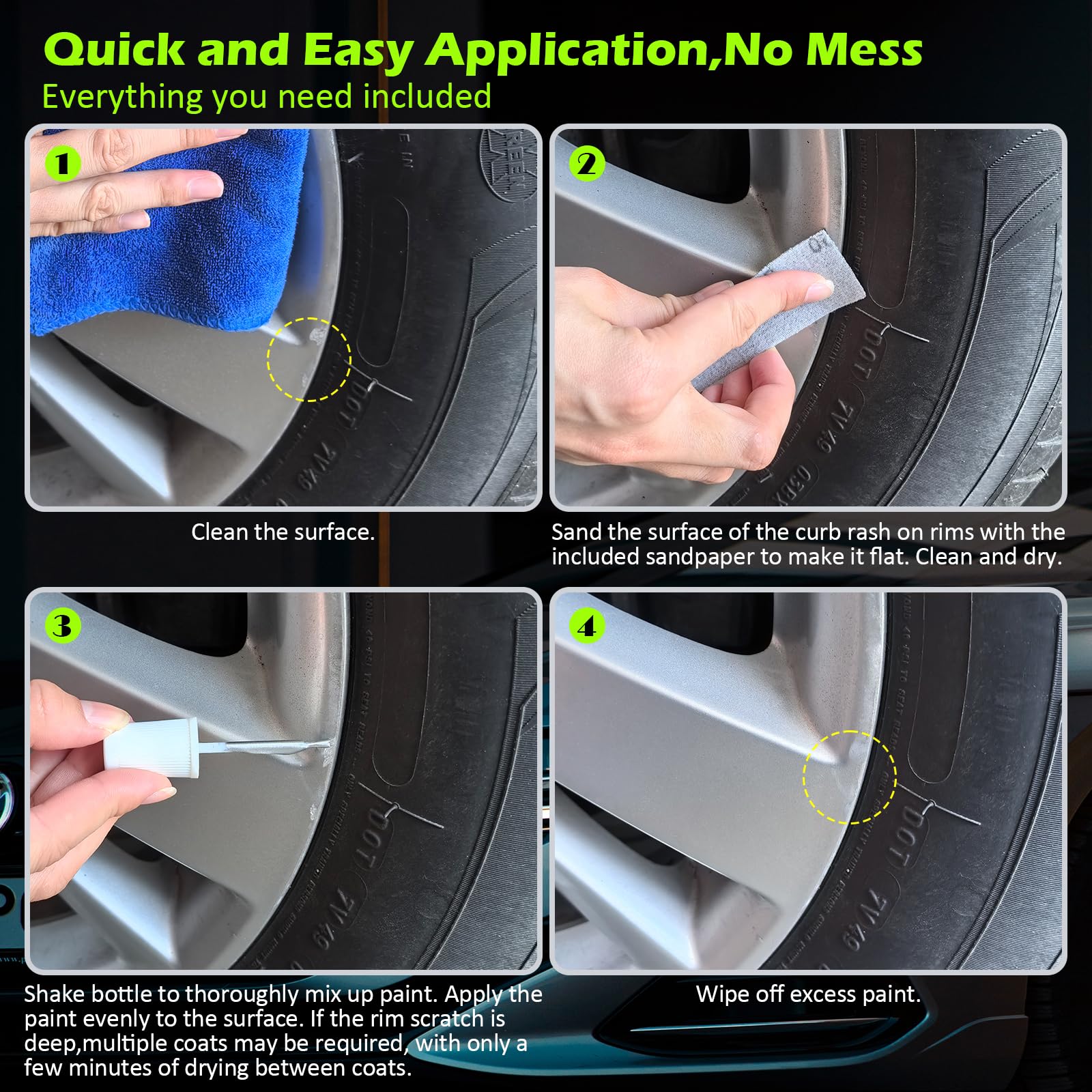 Silver Rim Touch Up Paint