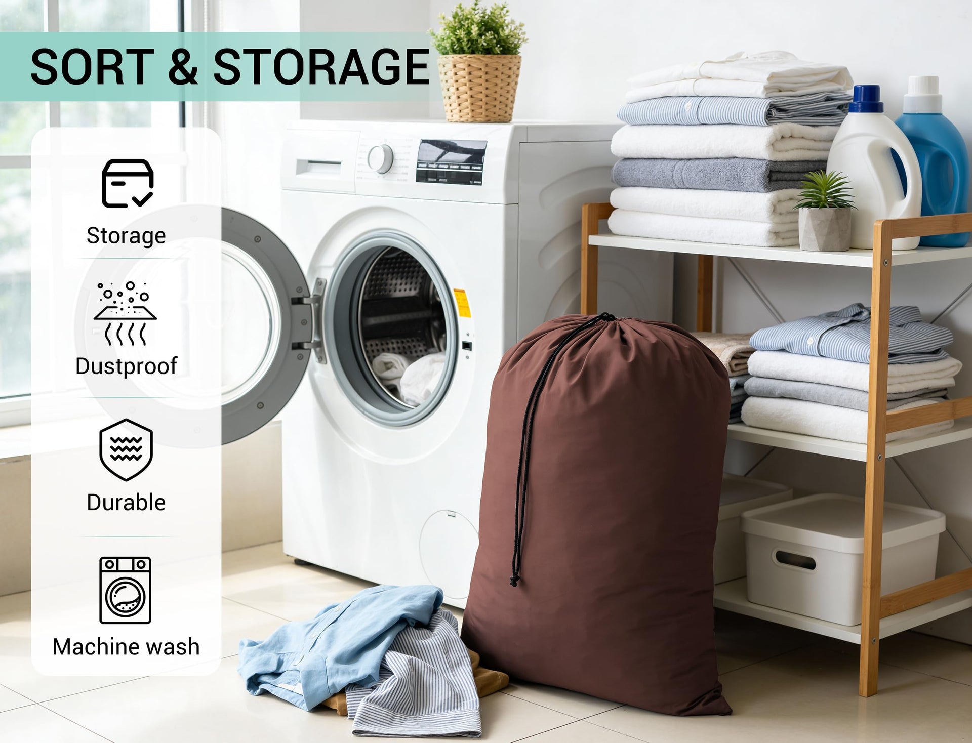 Bulk Travel Laundry Bag (24 Count)
