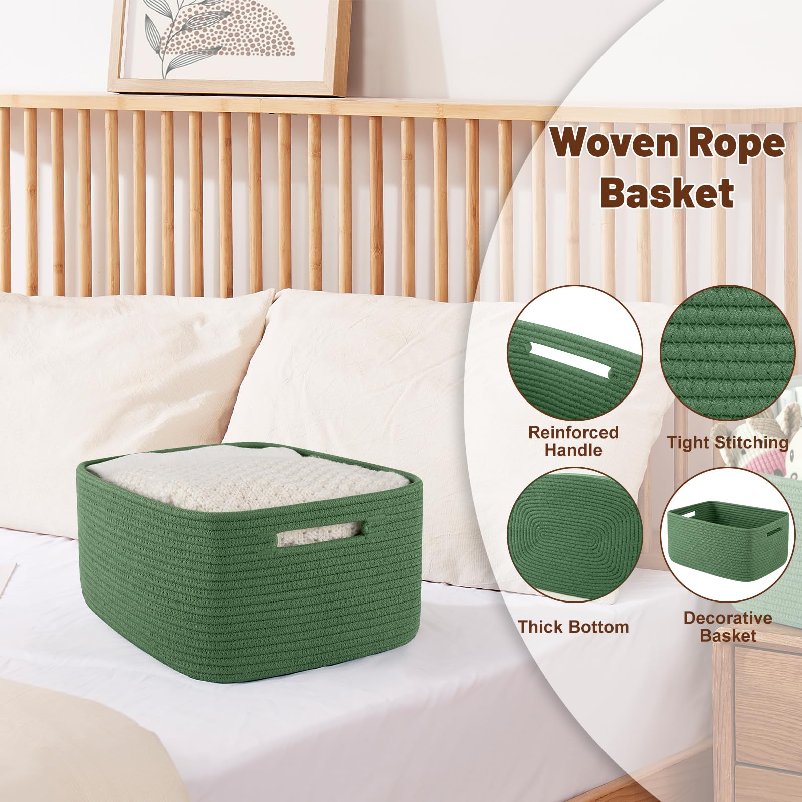 Storage Basket for Shelves (2 Count)