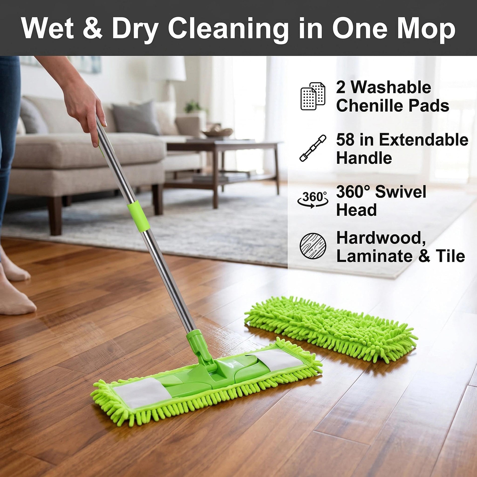 Dust Mop for Hardwood Floors