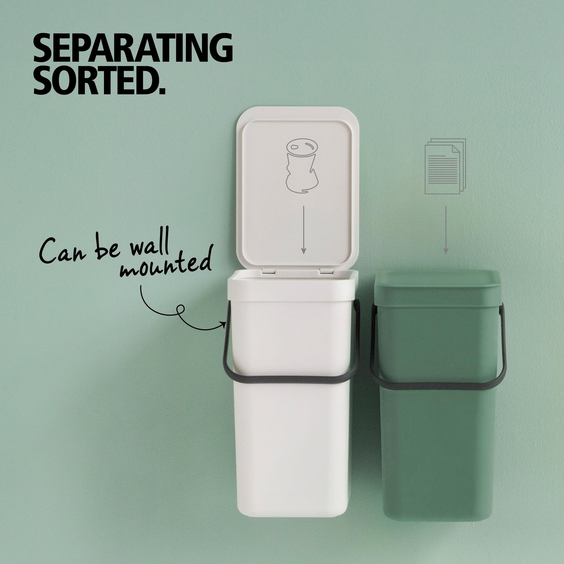 Sort & Go Kitchen Recycling Bin