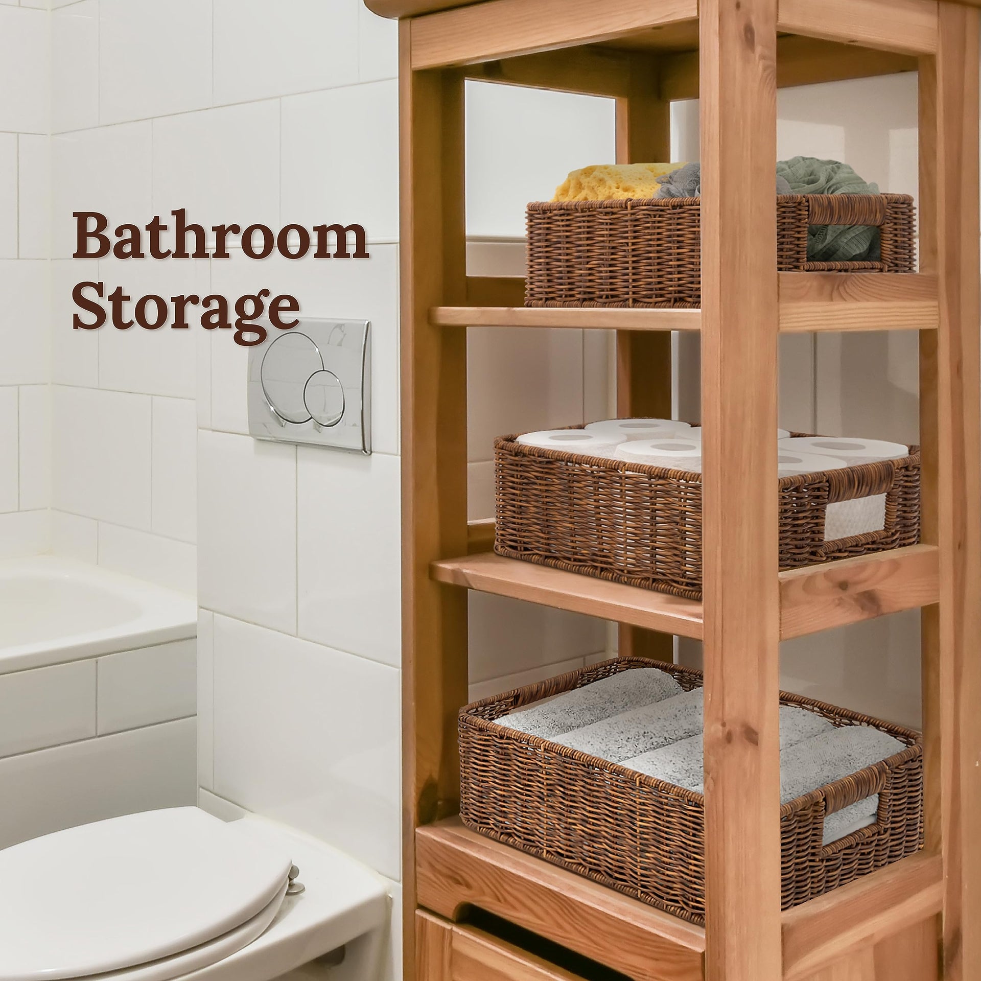 Baskets for Storage (3 Count)