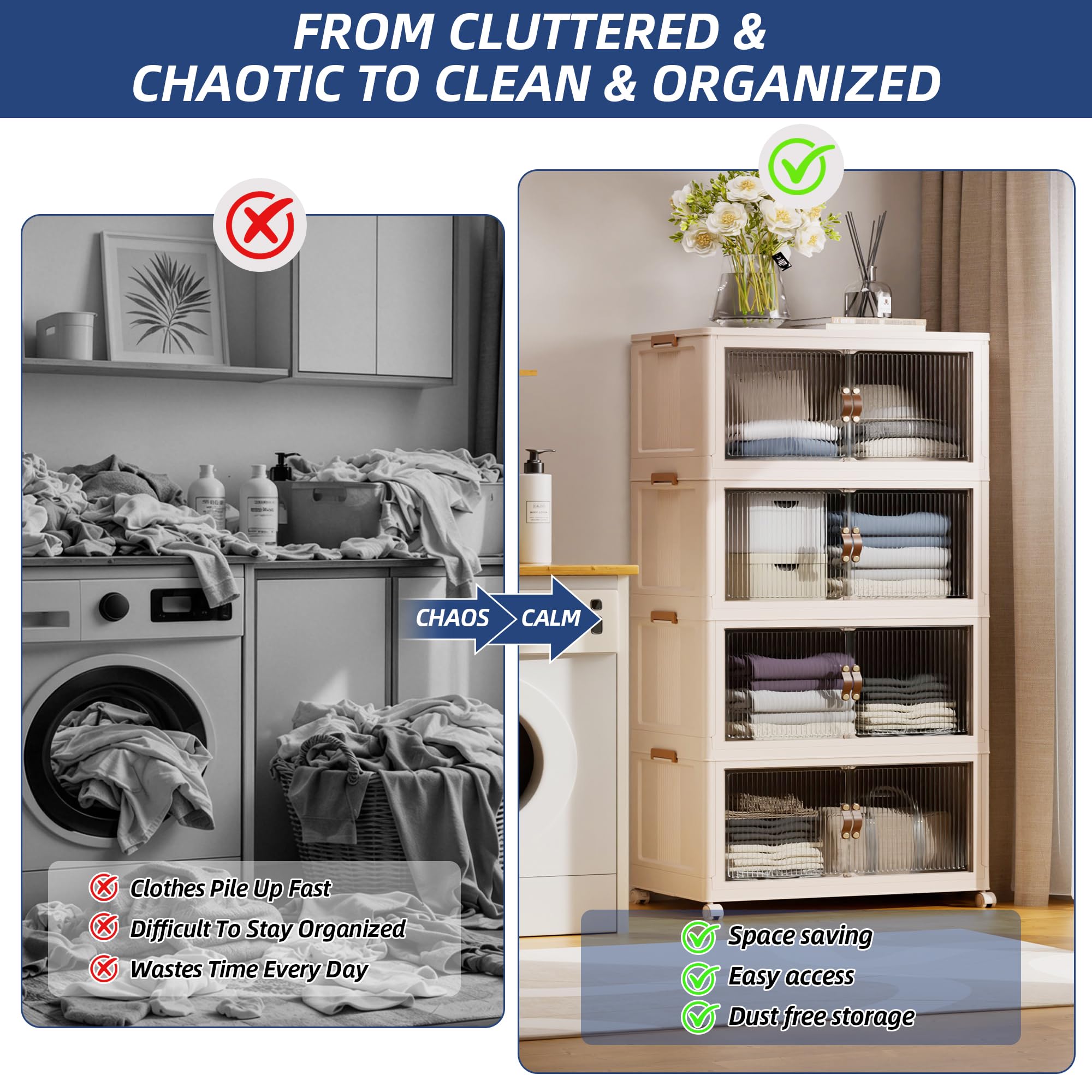 464Qt Stackable Storage Bins