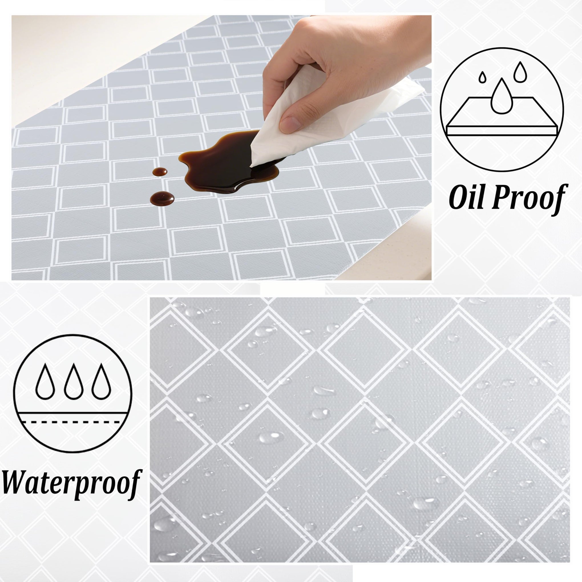 Shelf Liners for Kitchen Cabinets Non (240 Sq Ft)