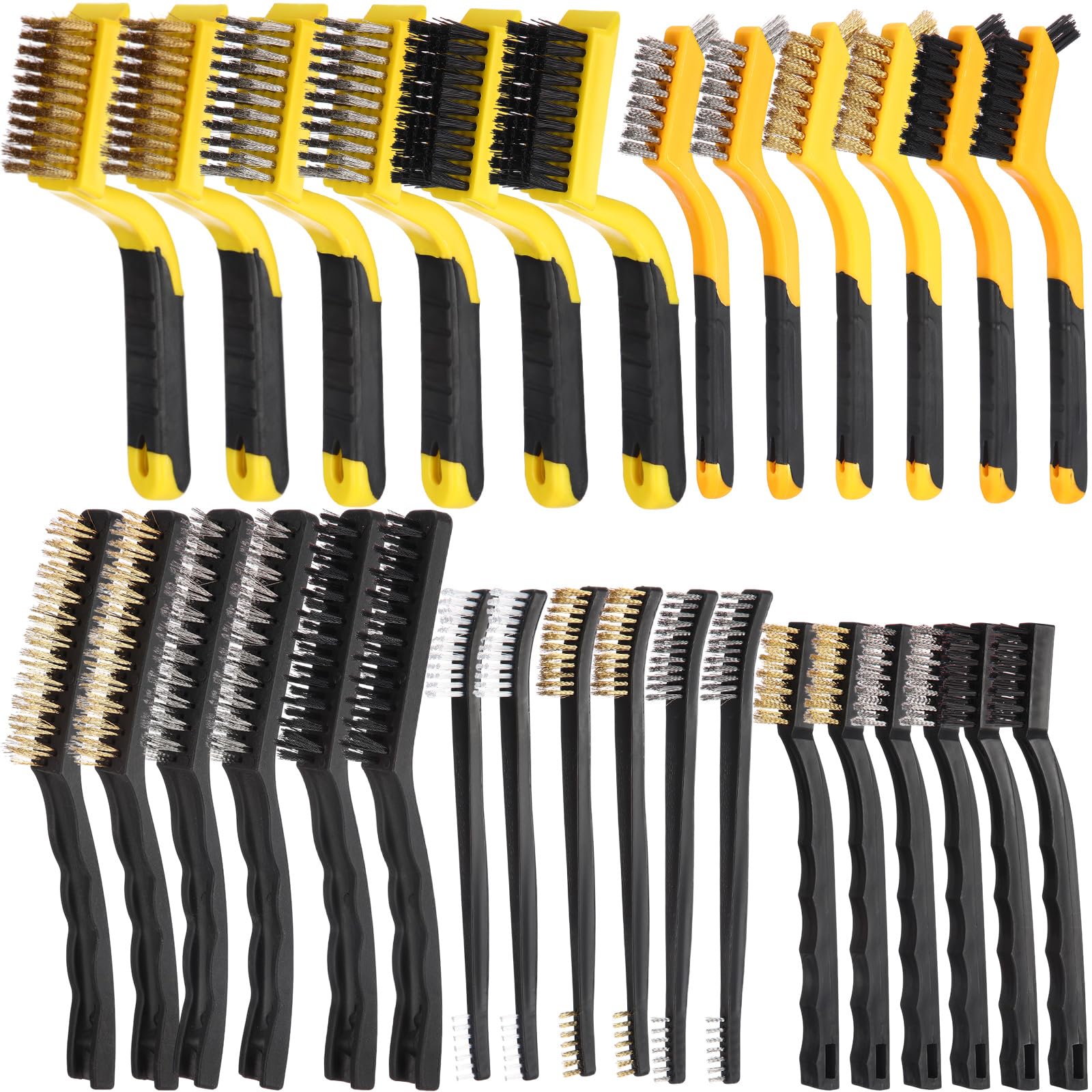 30 Pcs Wire Cleaning Brush Set Nylon (30 Count)
