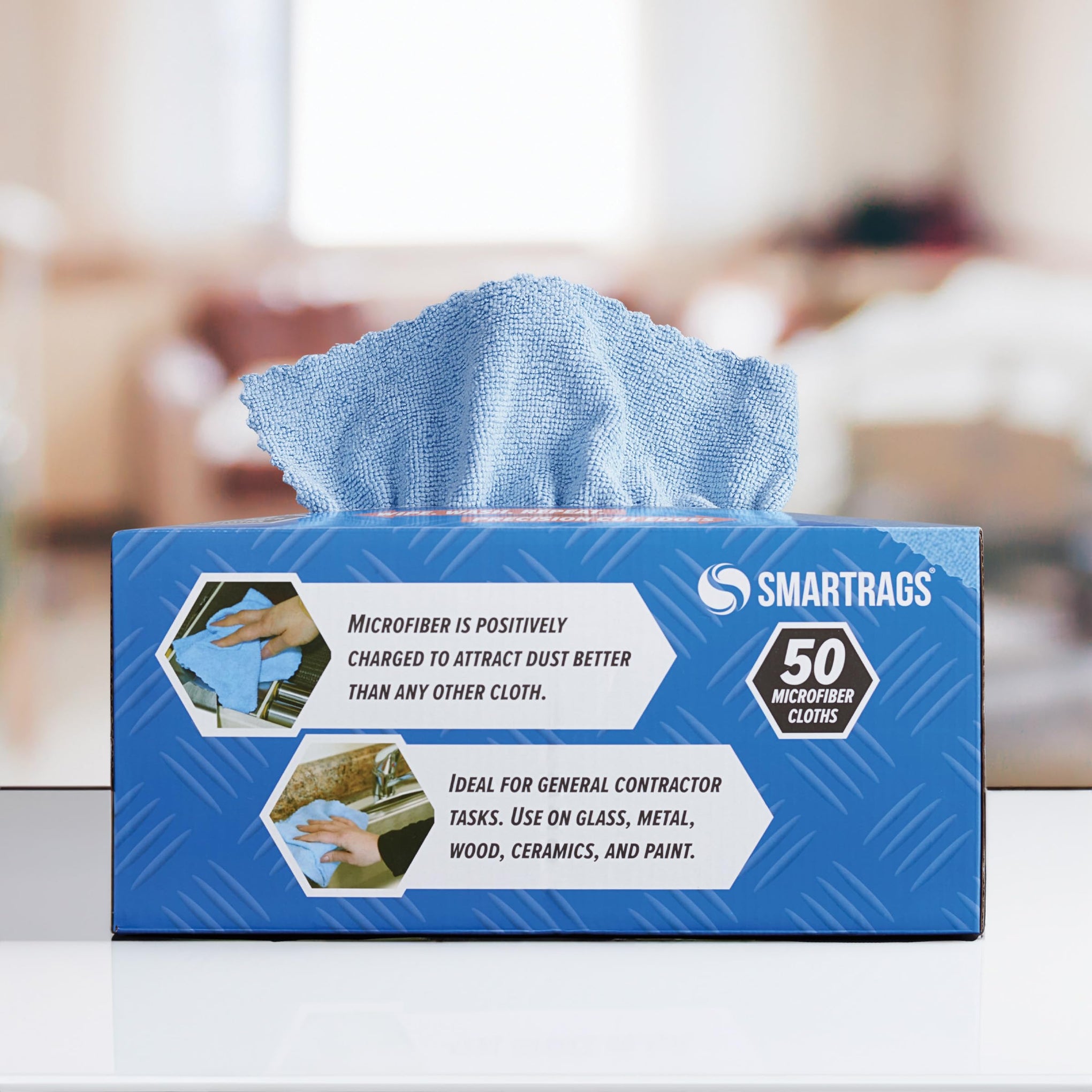 Arkwright Smart Rags Microfiber Cleaning Cloths Bulk (400 Count)