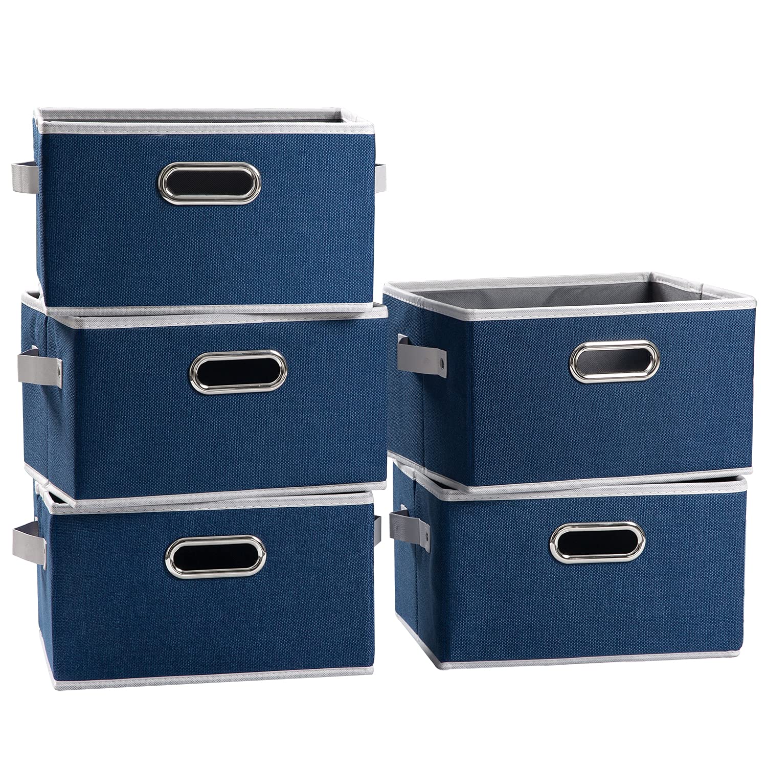 Fodable Storage Baskets for Closet [5 (5 Count)