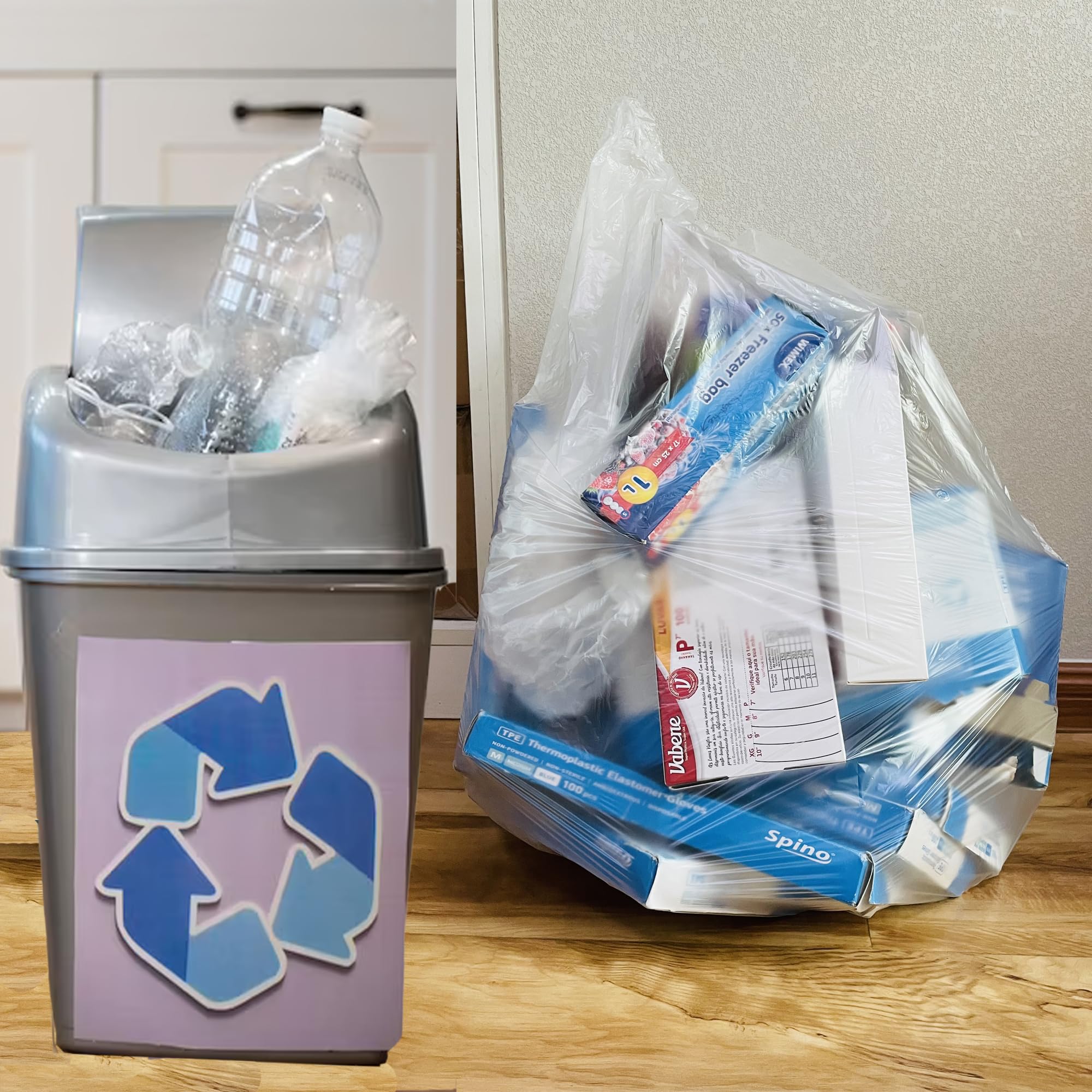 4 6 Gallon Trash Bags (300 Count)