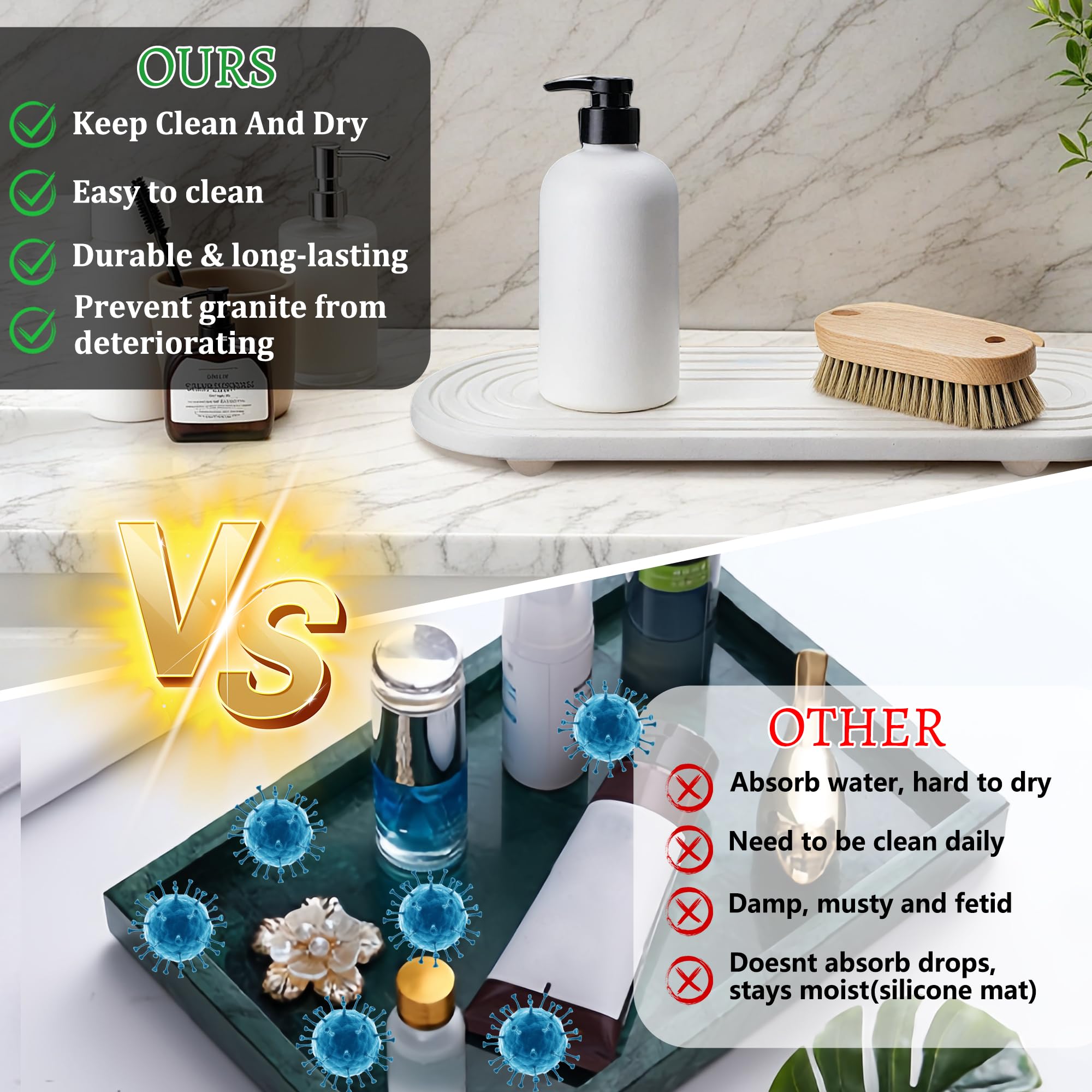 Instant Dry Sink Caddy Organizer