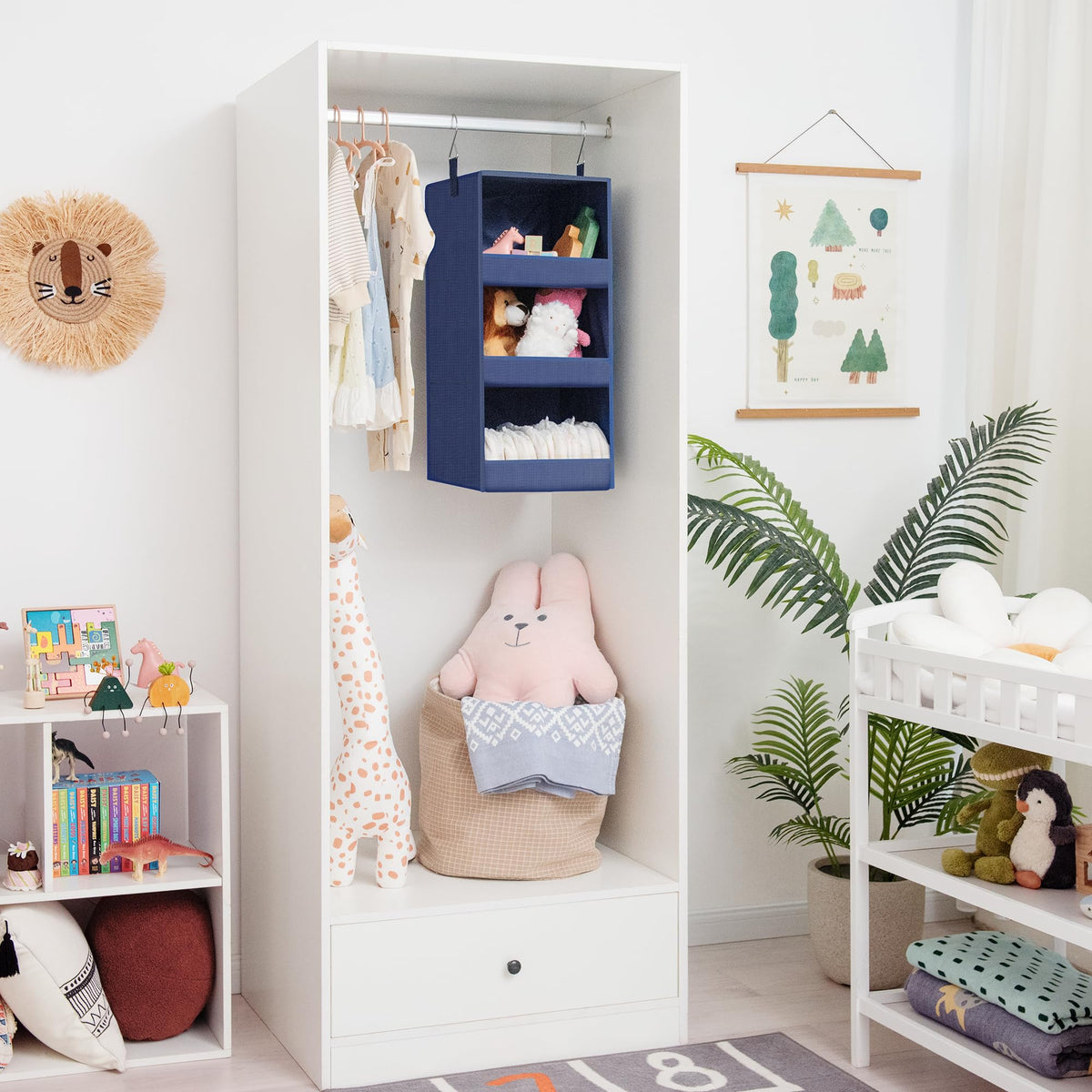 3 Shelf Hanging Closet Organizer (2 Count)