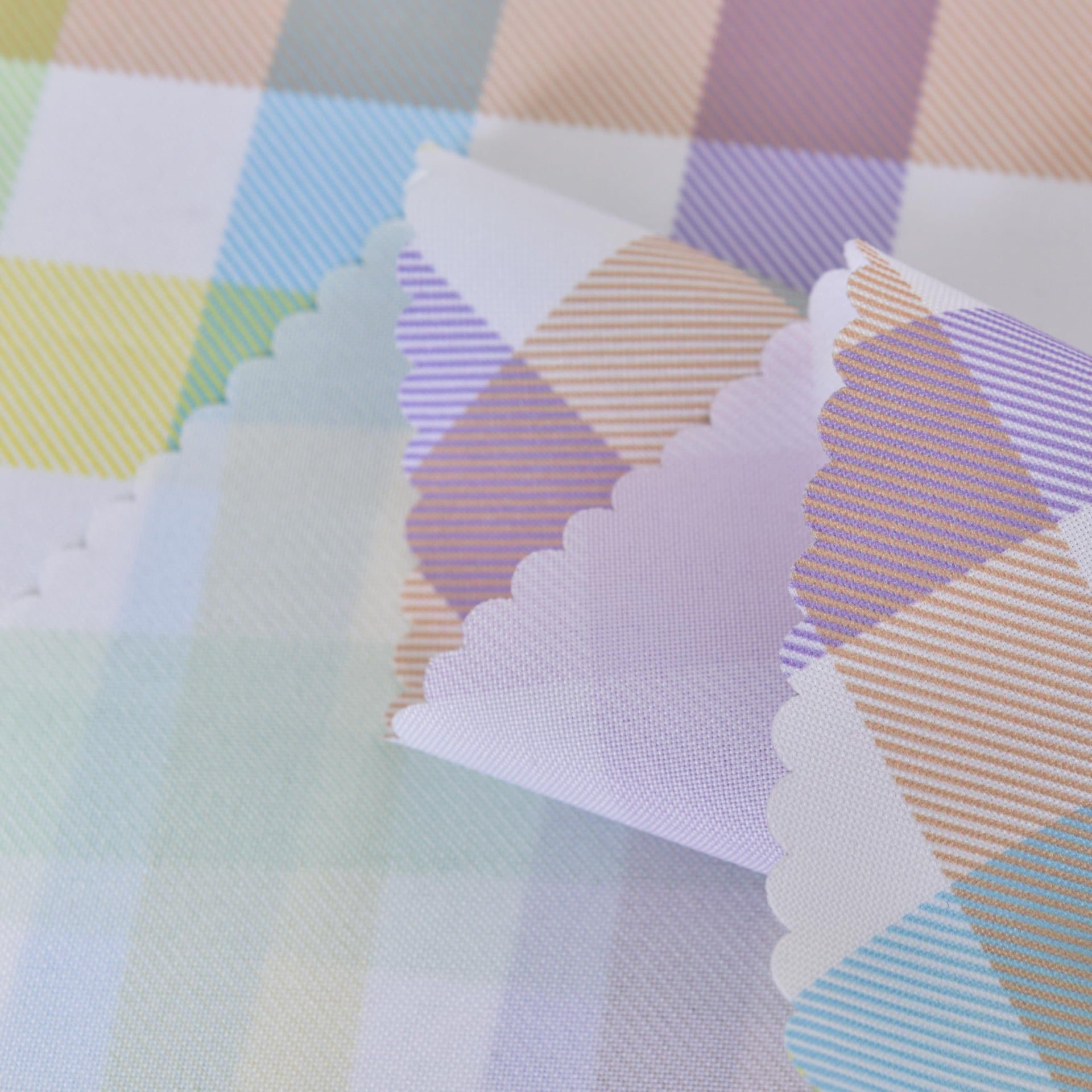 Waterproof Plaid Tablecloth Fabric