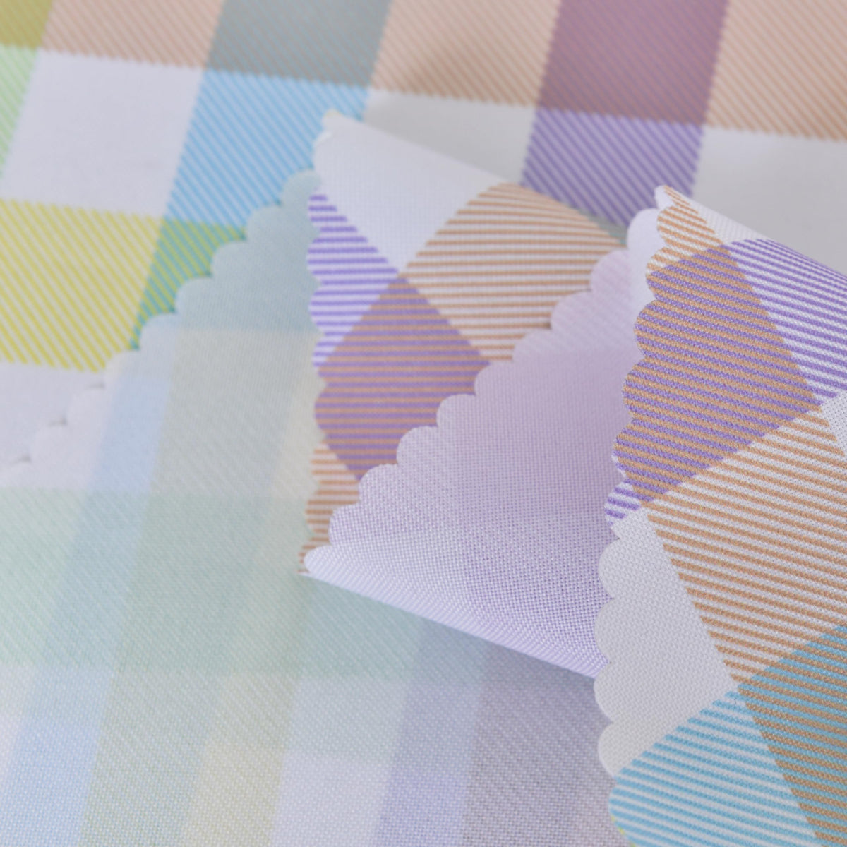 Waterproof Plaid Tablecloth Fabric