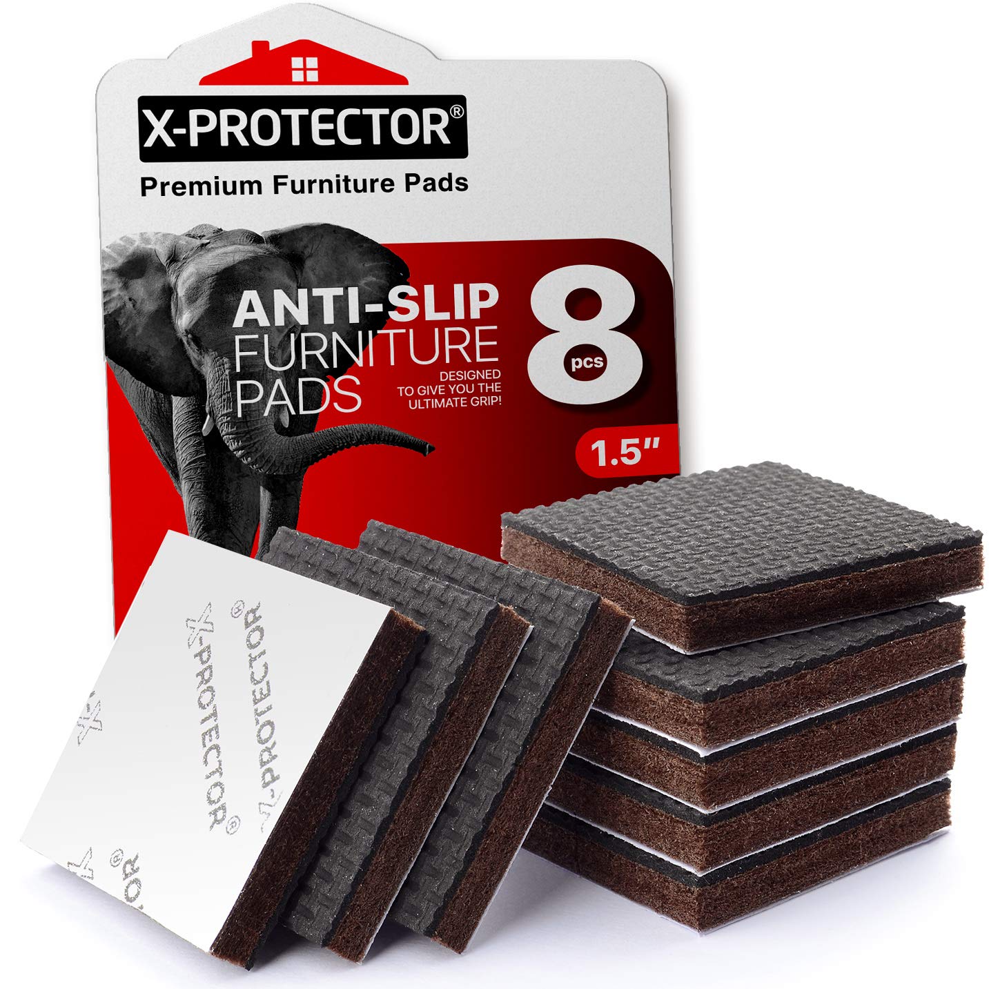 Non Slip Furniture Pads 8 pcs 1 1 (8 Count)
