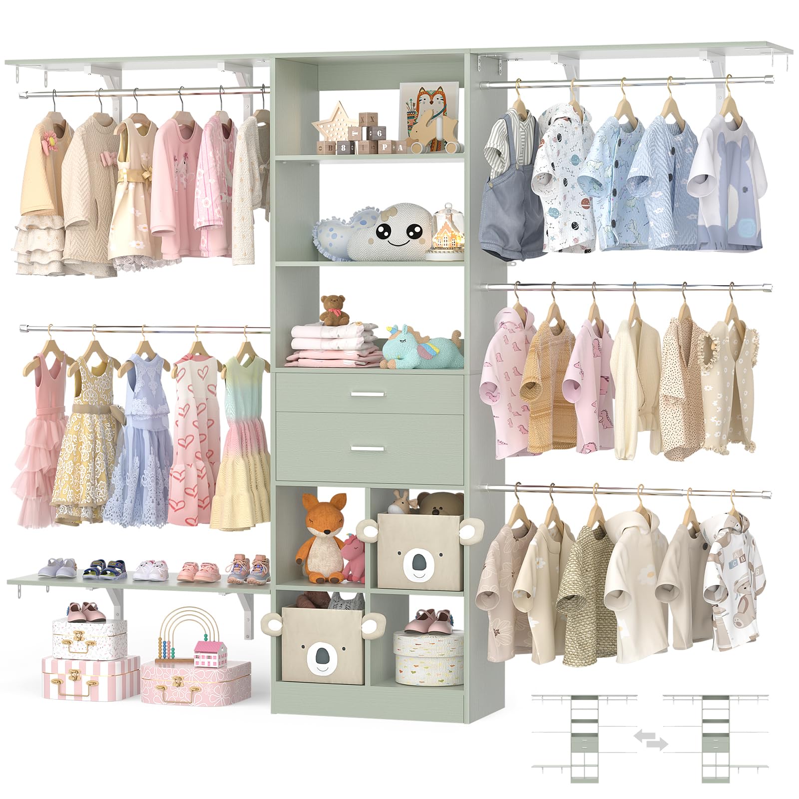 Closet System (8 Foot)