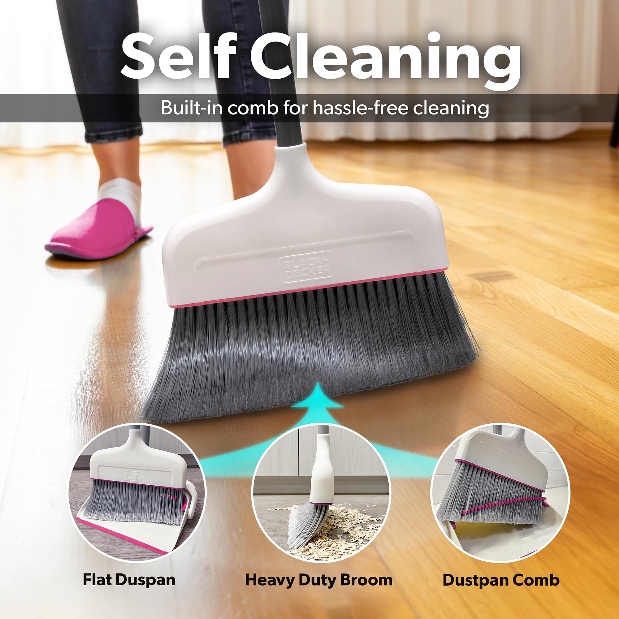 Butler Broom & Dustpan Set