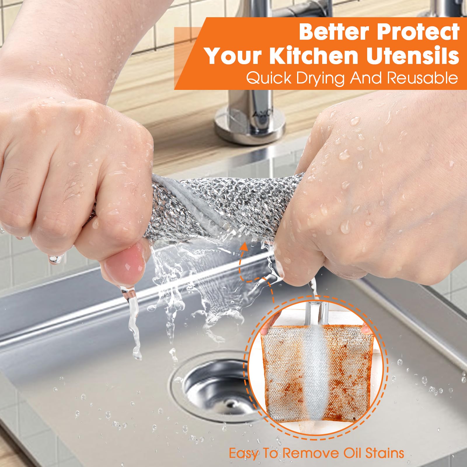 Non Scratch Wire Dishcloth (10 Count)