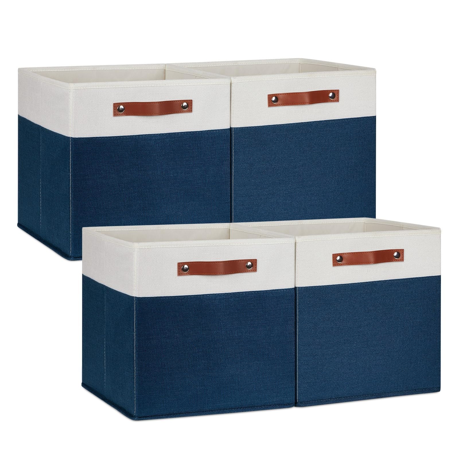 13 inch Cube Storage Bins (4 Count)