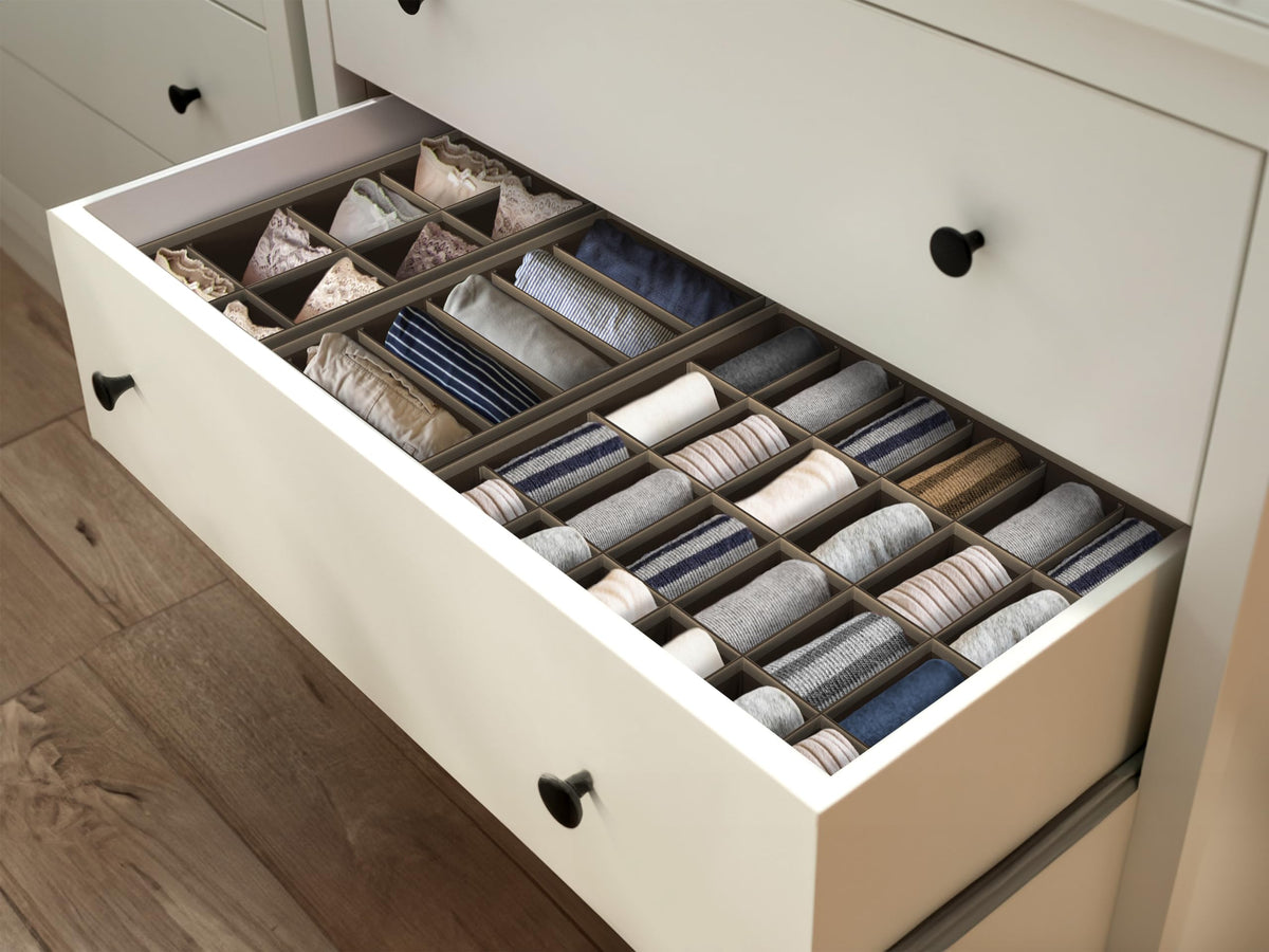 4 Pack Drawer Organizer Set for Underwear (4 Count)
