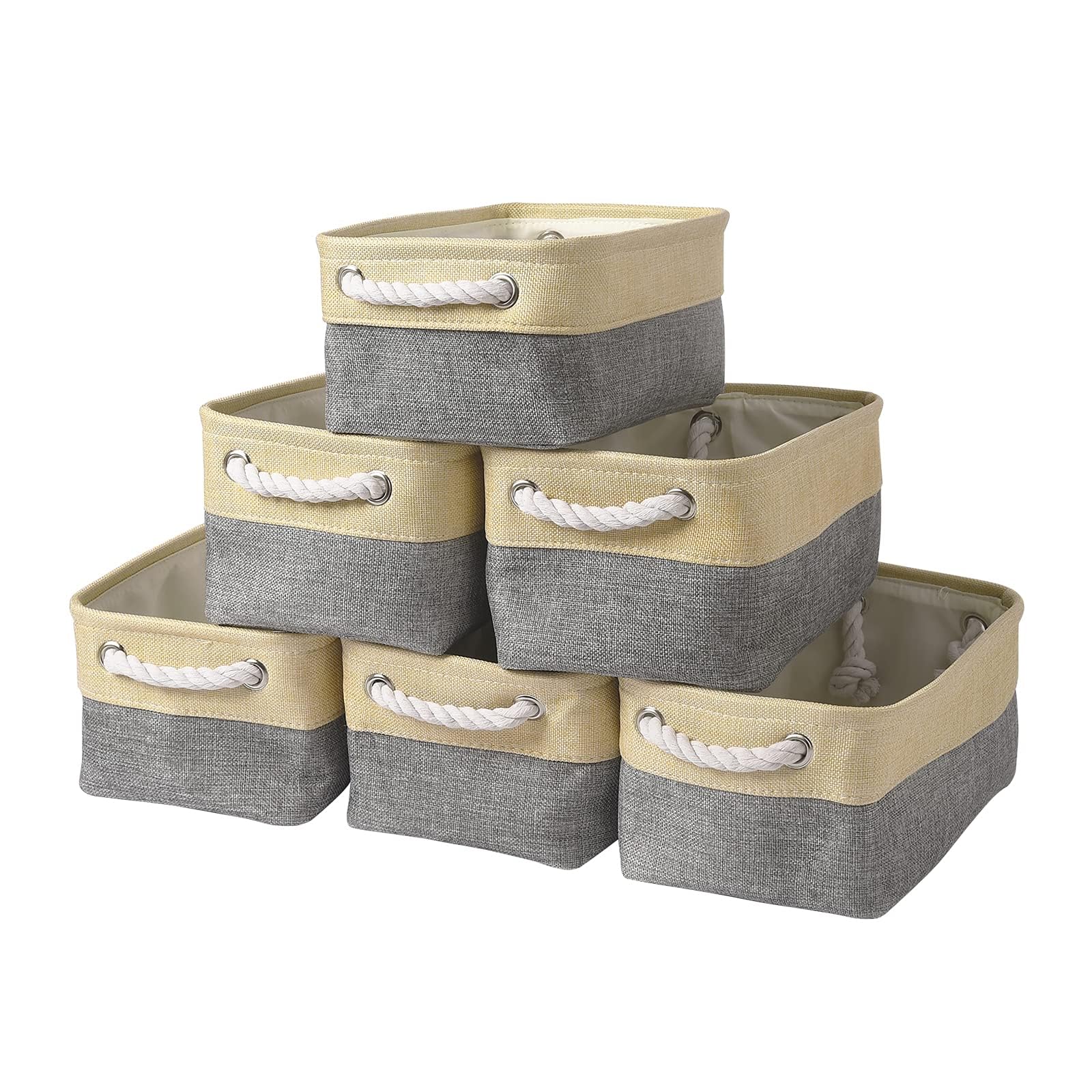 Organization and Storage Bins for Shelves (6 Count)