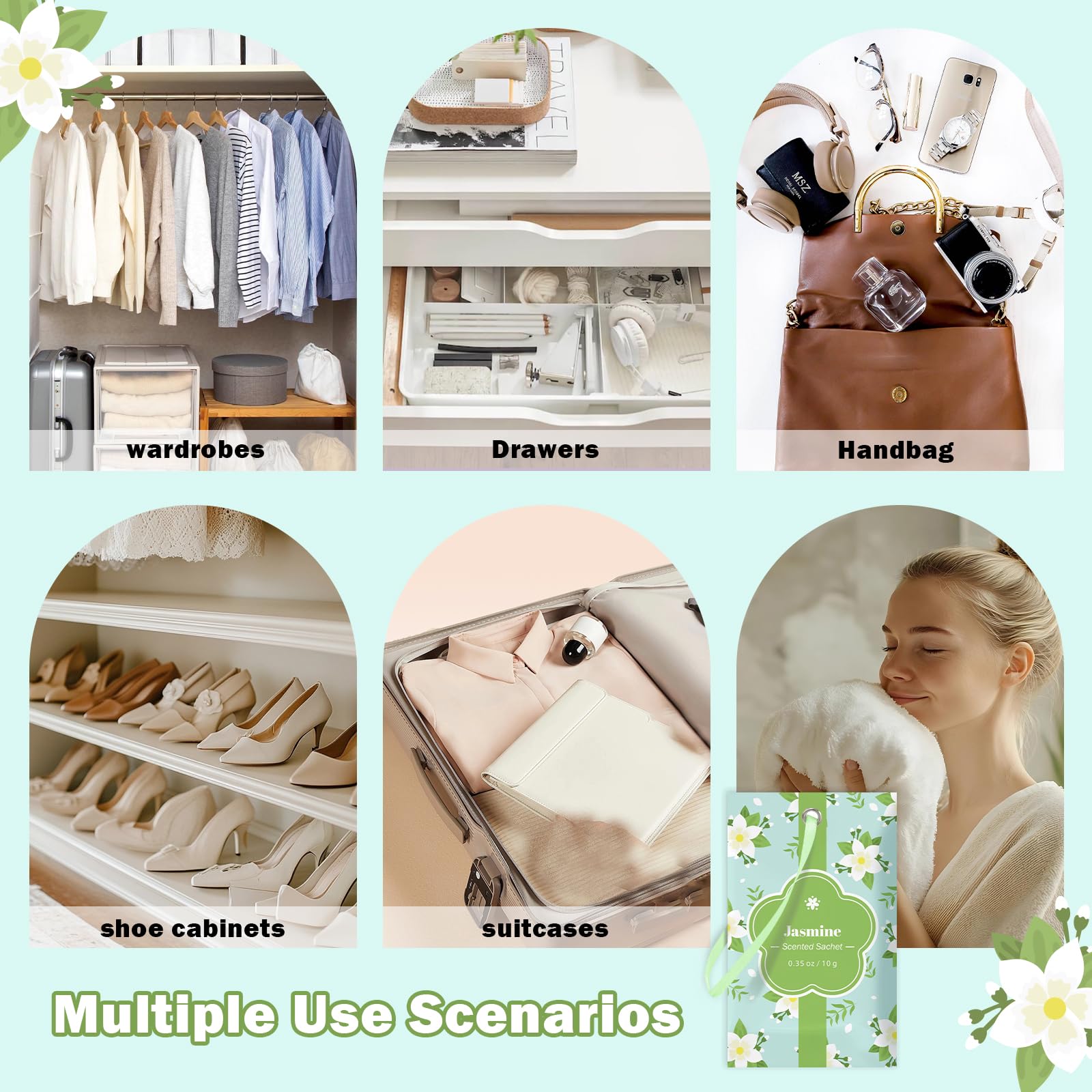 Scented Sachets for Drawer and Closet (14 Count)