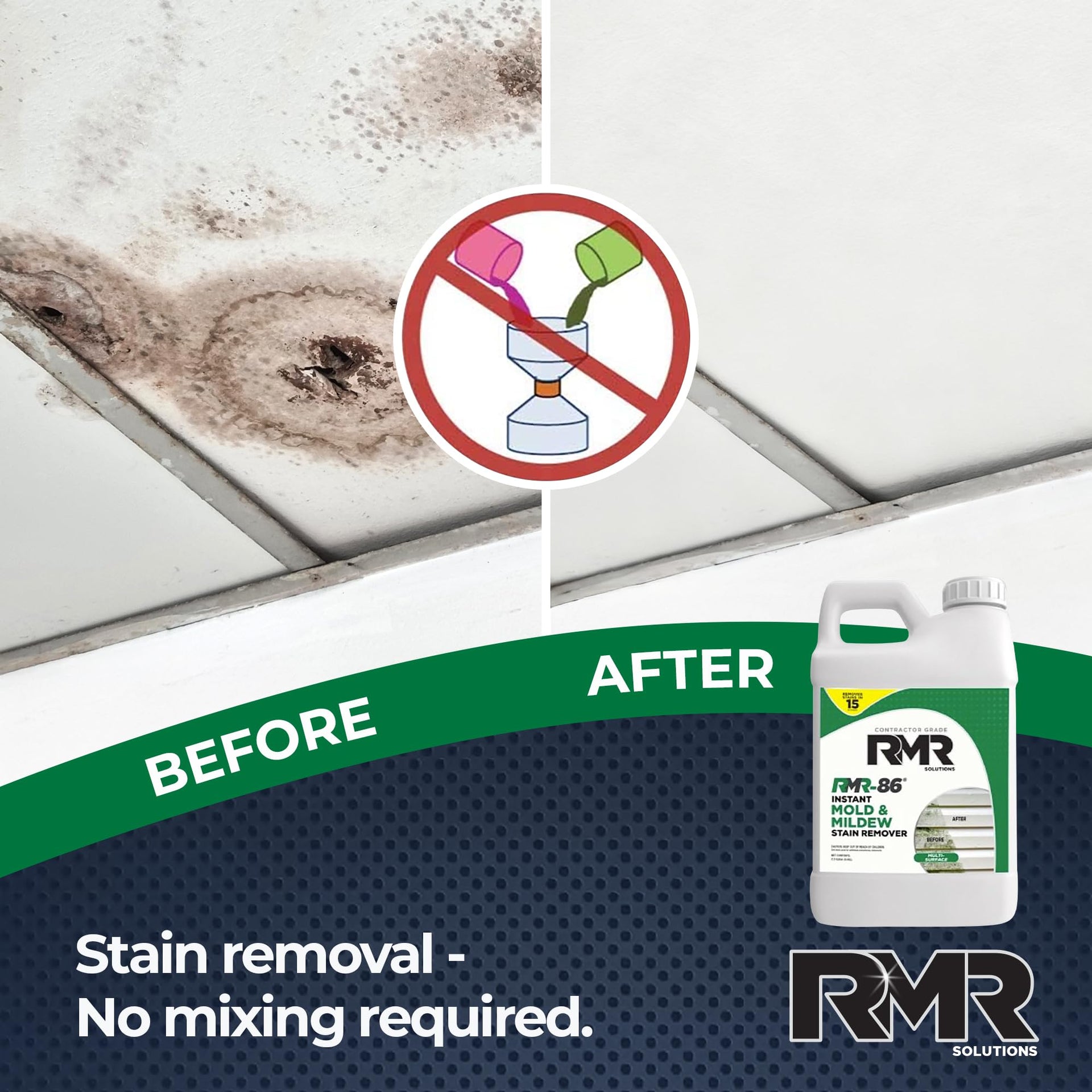 RMR 86 Instant Mold Stain and Mildew Stain Remover Spray (320 Fl Oz) - ModHome Supplies