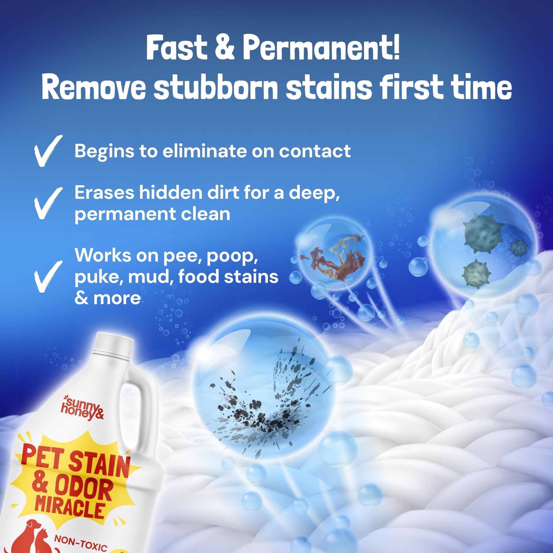 Pet Stain and Odor Remover for Carpets (128 Fl Oz)