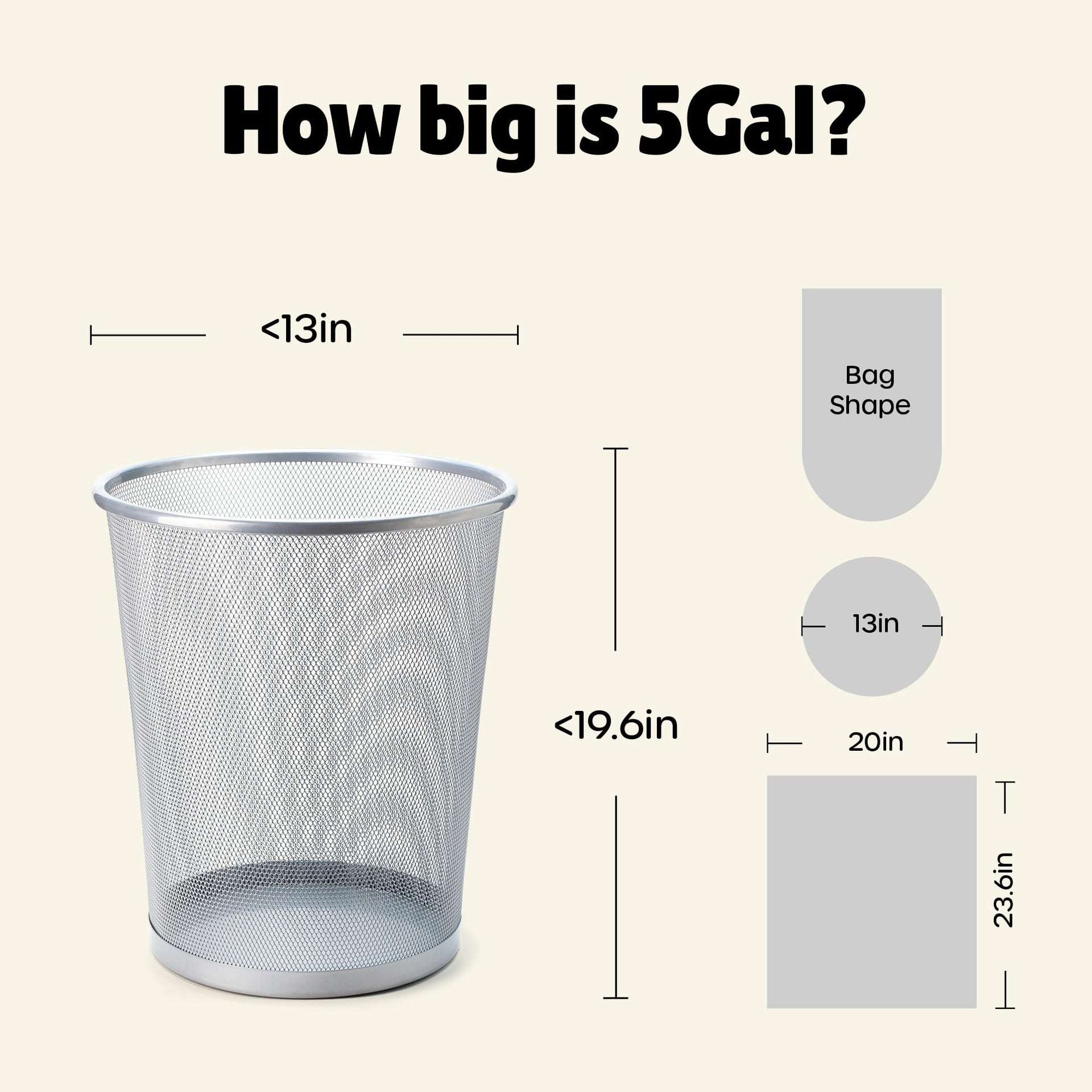 Small Garbage Bags (150 Count)