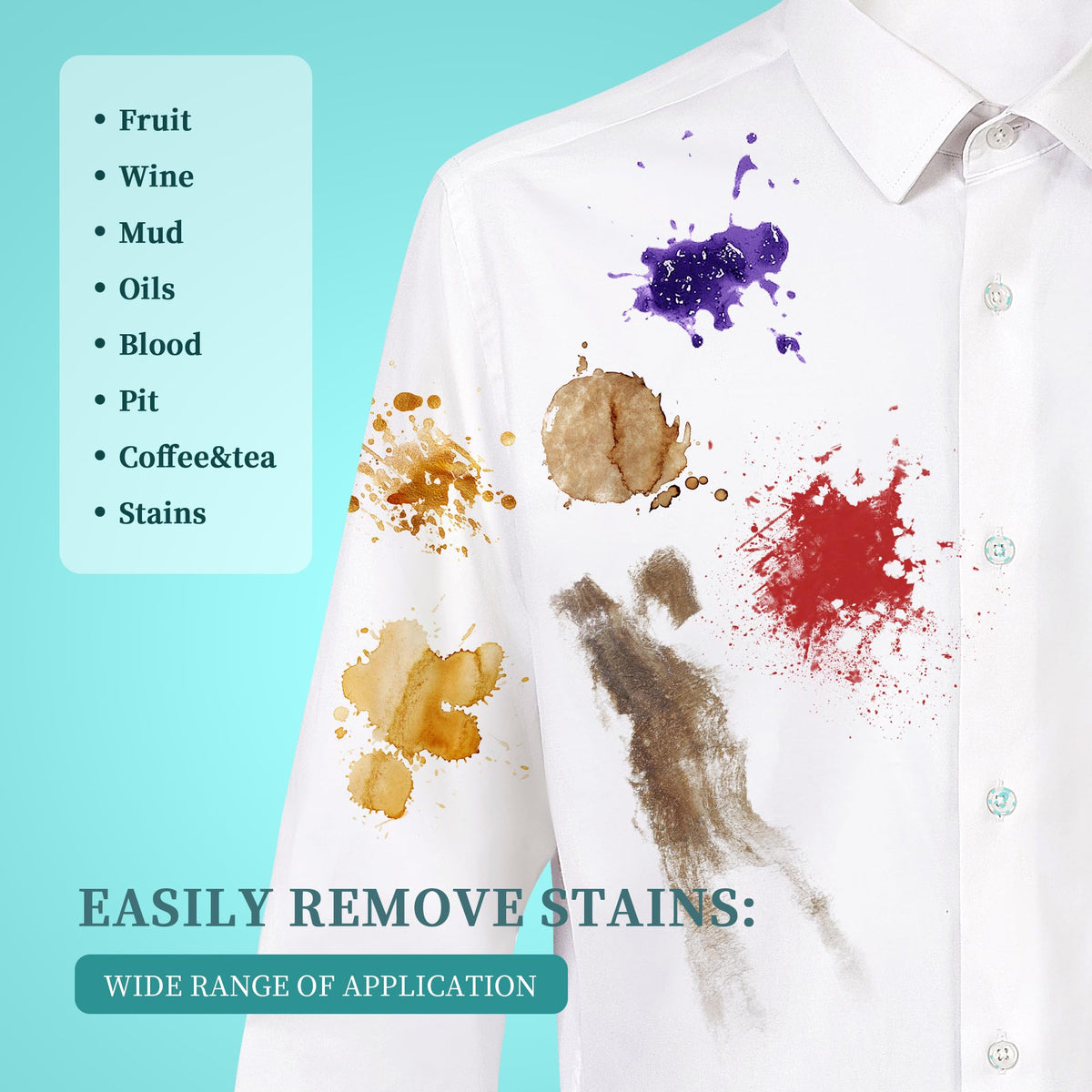 2PCS Laundry Stain Brush (2 Count)